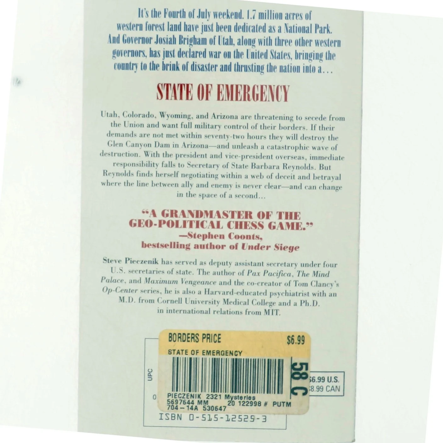 State of Emergency af Steve Pieczenik (Bog)