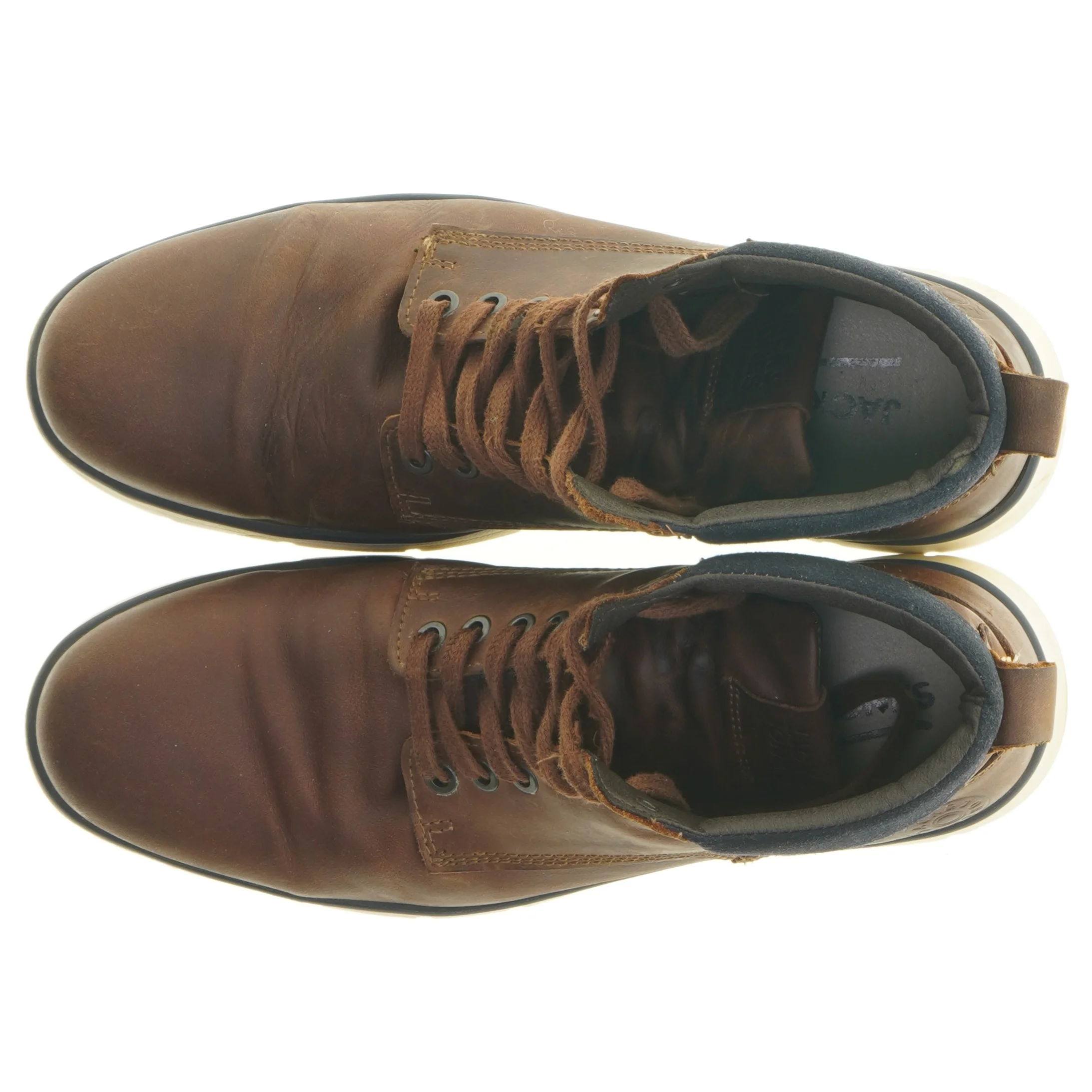 Brune læderstøvler (str. 42)