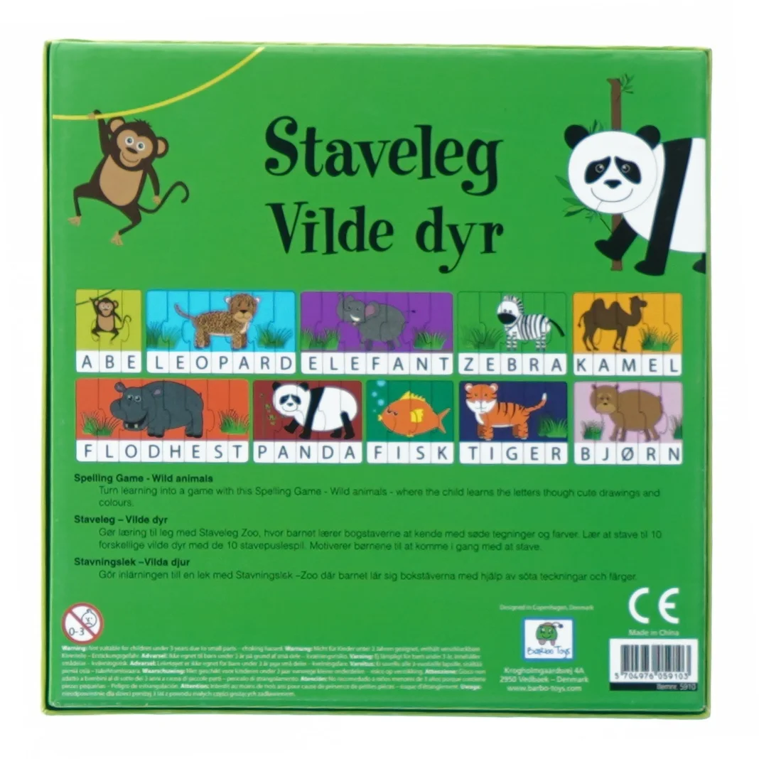 Staveleg om vilde dyr