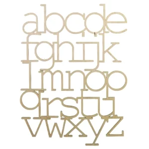 Ophæng alfabet (str. 51 x 38 cm)