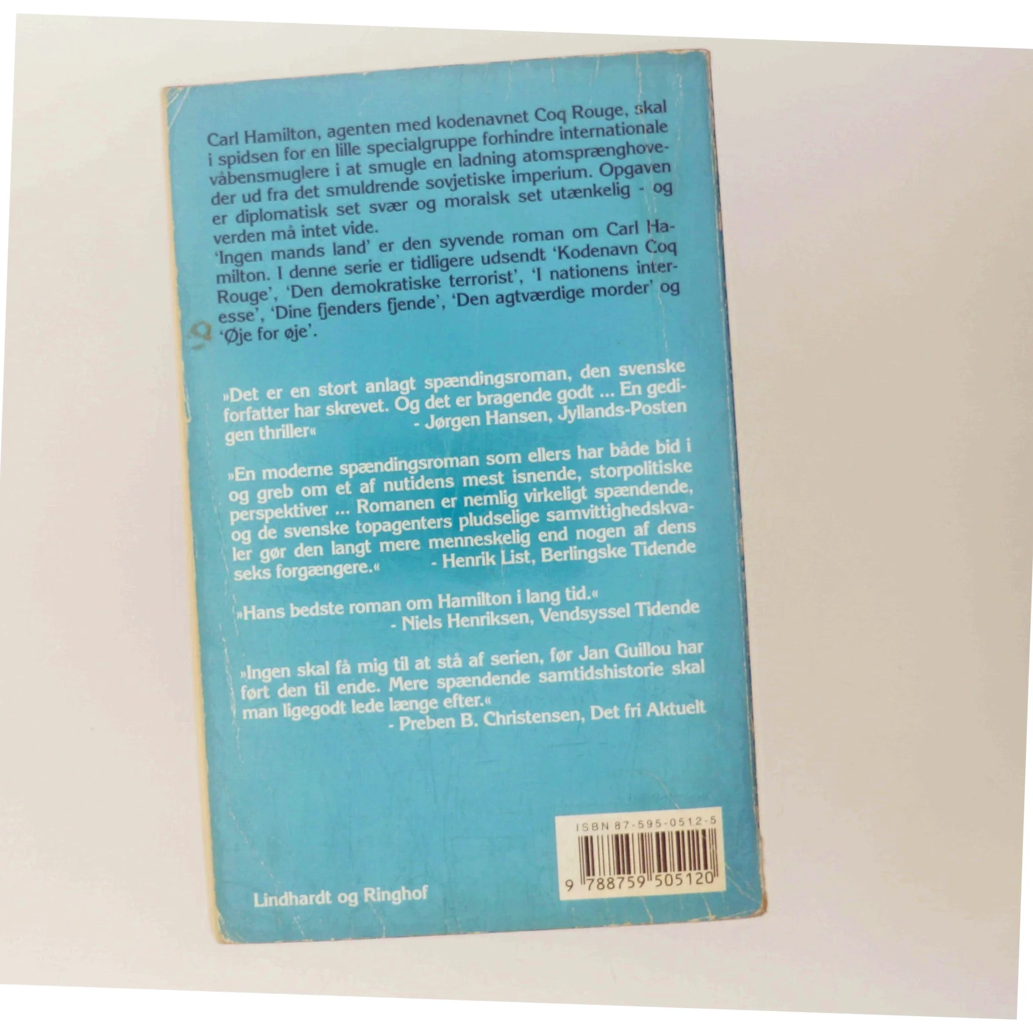 Ingen mands land af Jan Guillou (Bog)