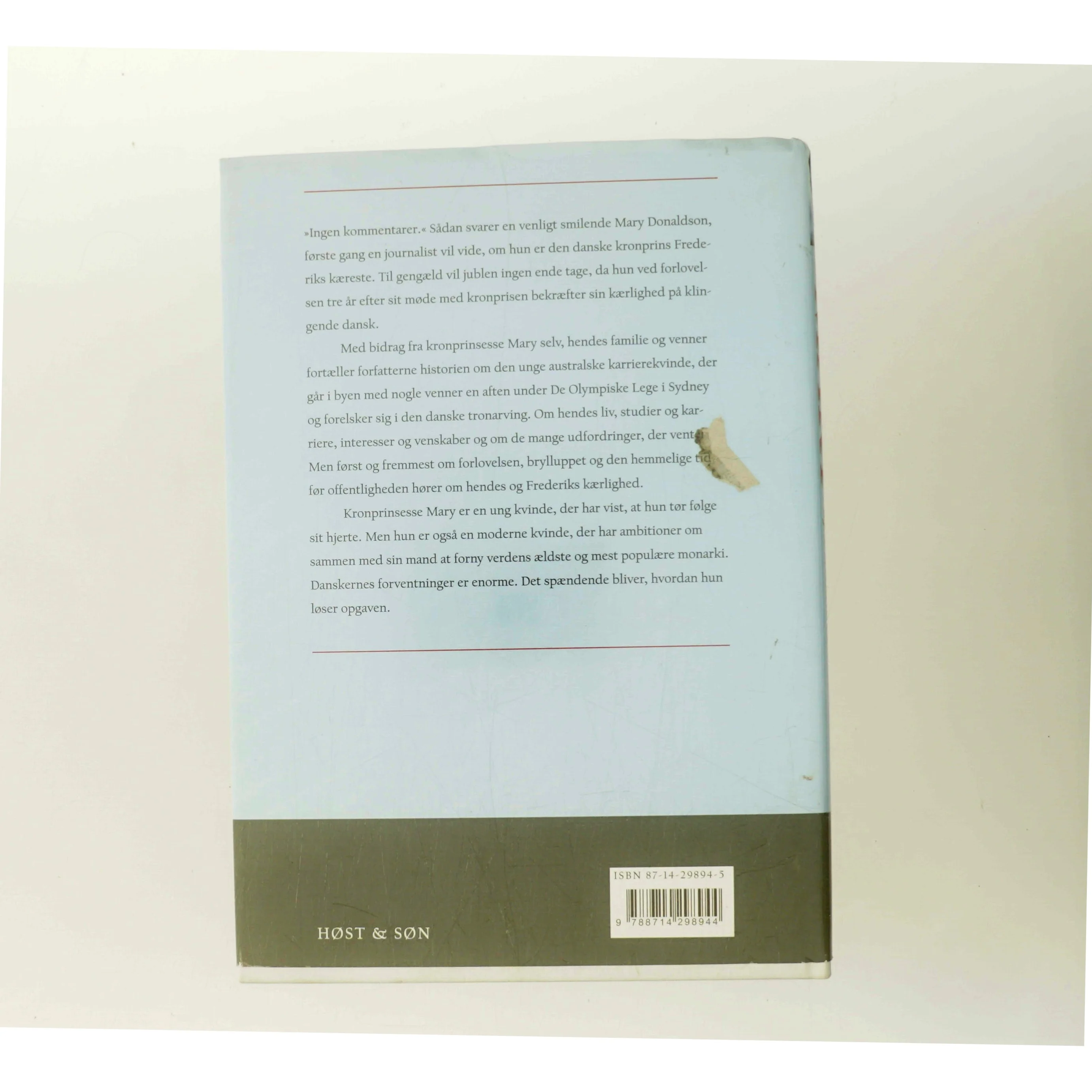 Mary : kronprinsesse af Danmark (Bog)