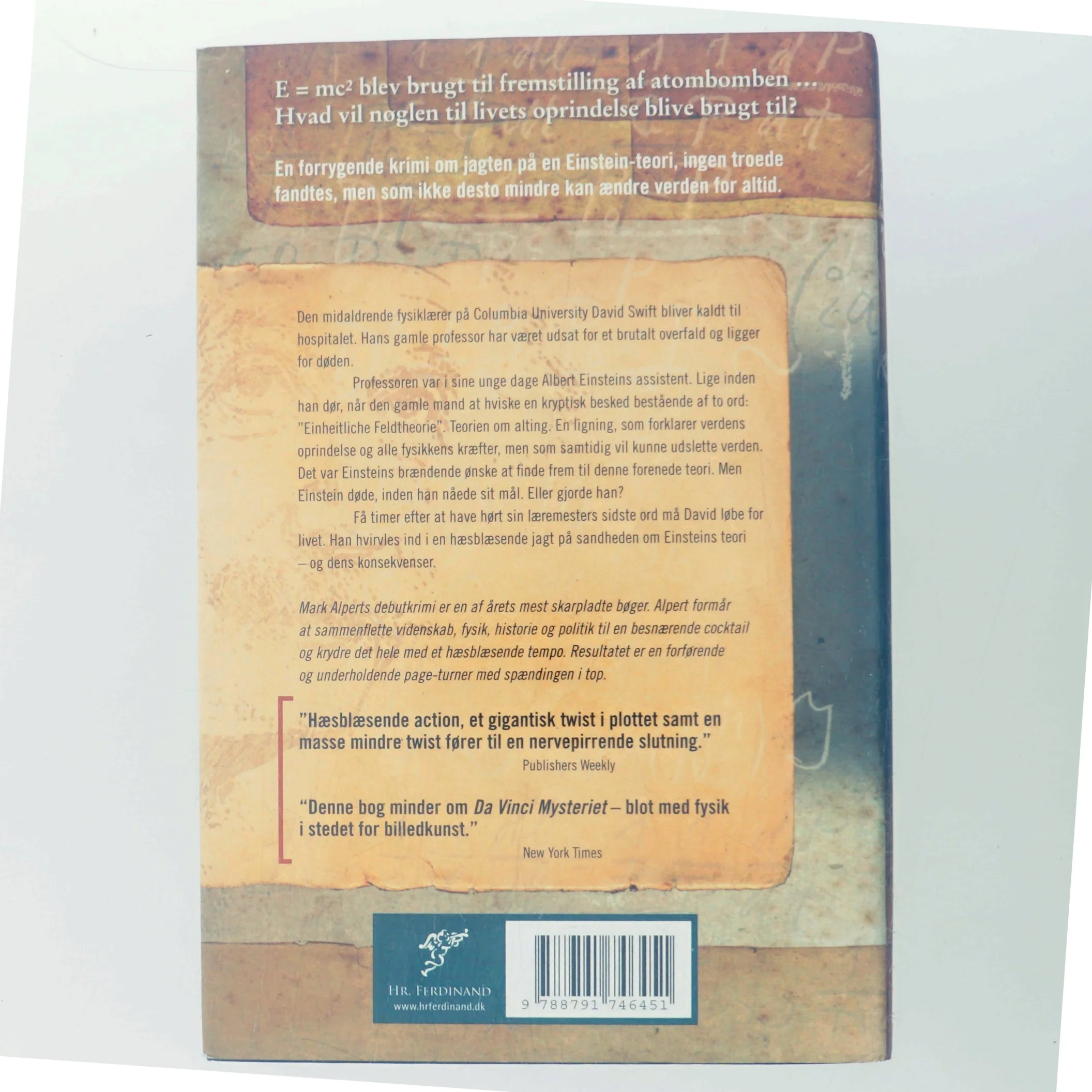 Einsteins sidste teori af Mark Alpert (Bog)