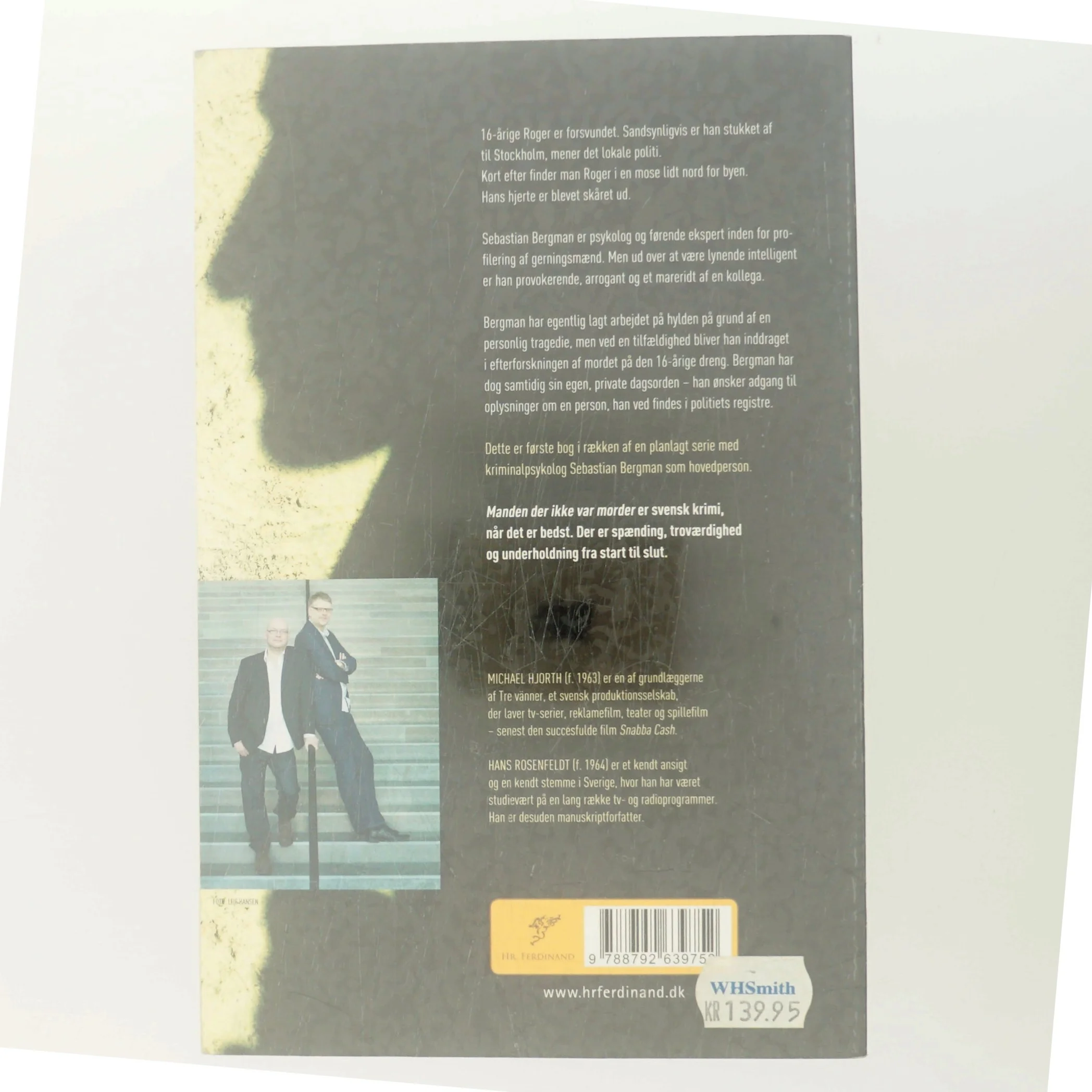 Manden der ikke var morder af Hjorth Rosenfeldt (Bog)