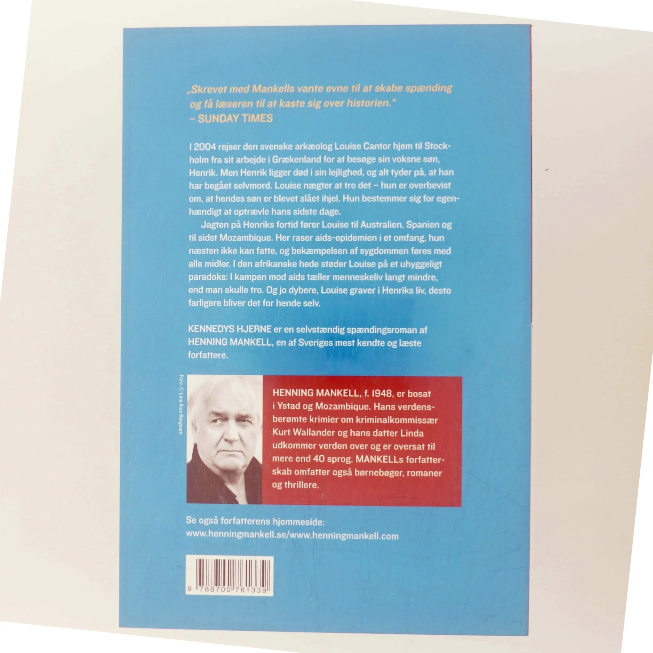 Kennedys Hjerne af Henning Mankell (Bog)