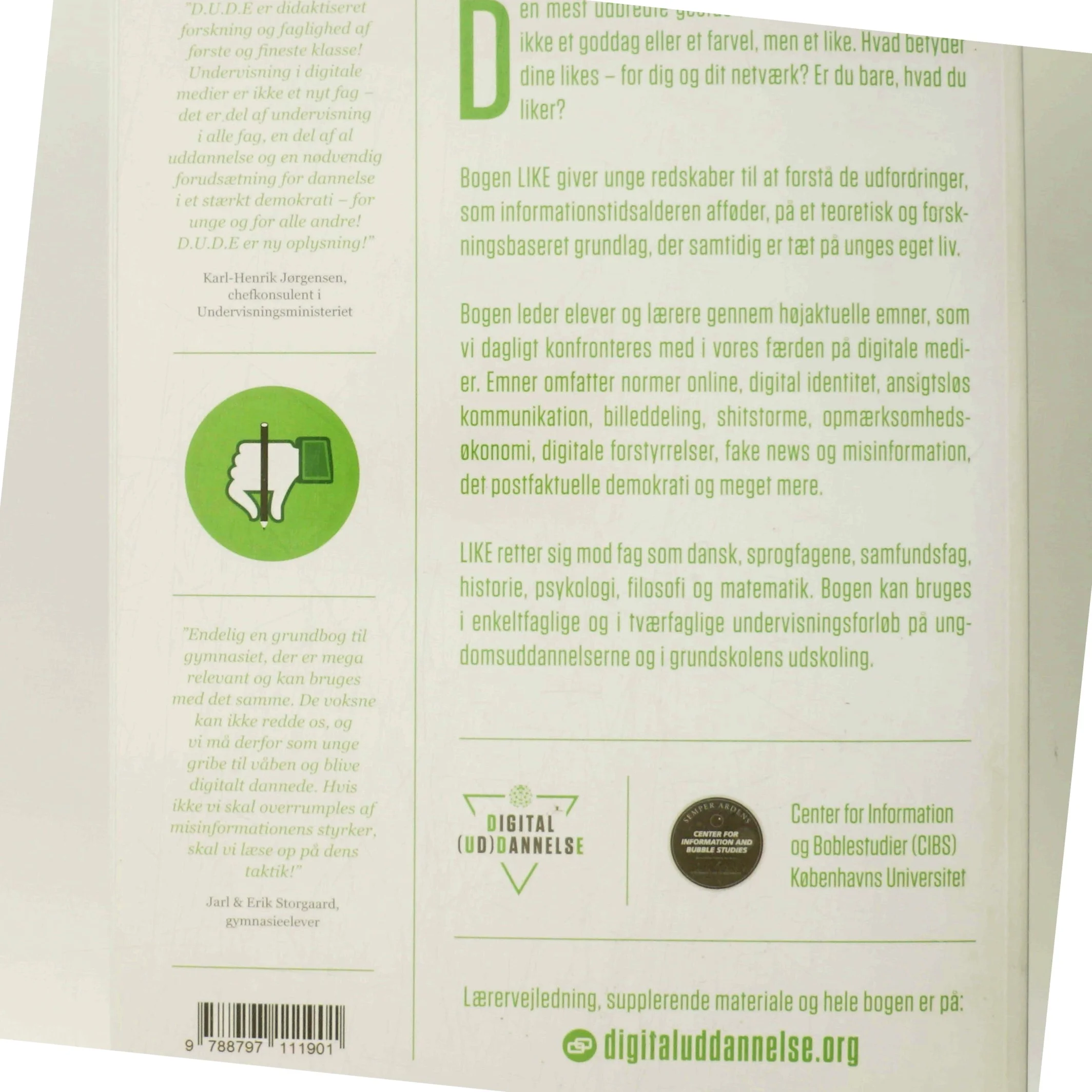 LIKE af Camilla og Vincent Mehlsen og Hendricks (Bog)