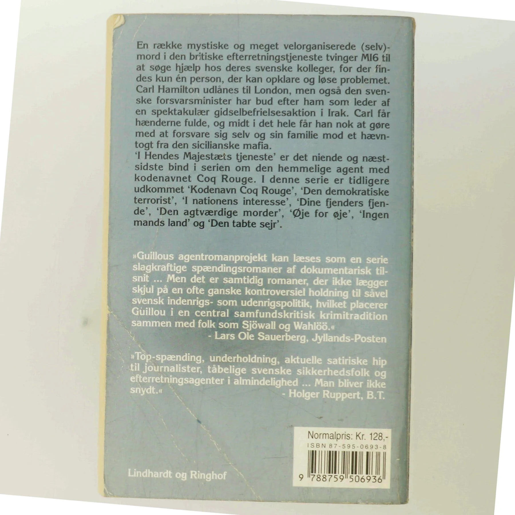 I Hendes Majestæts tjeneste af Jan Guillou (Bog)