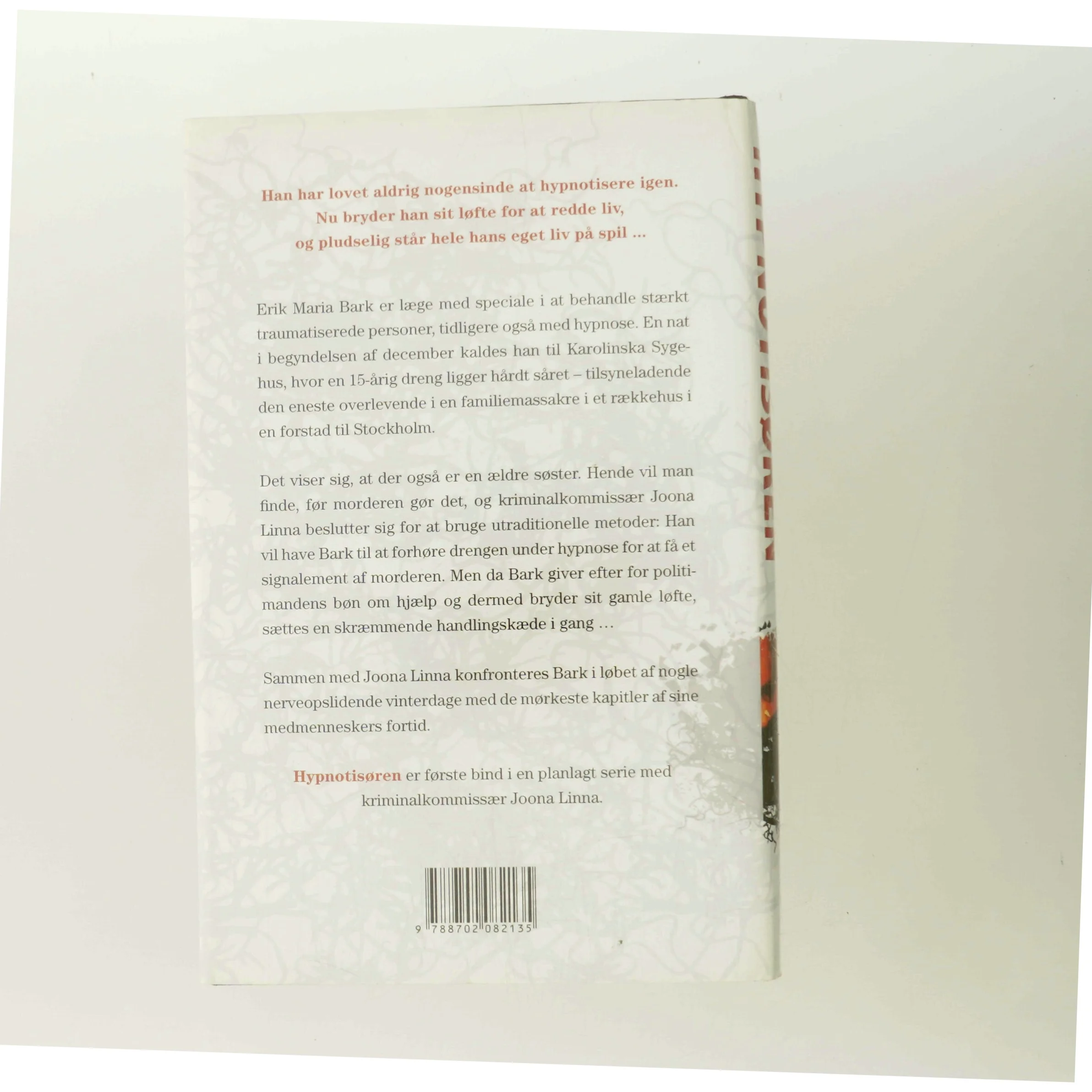 Hypnotisøren af Lars Kepler (Bog)