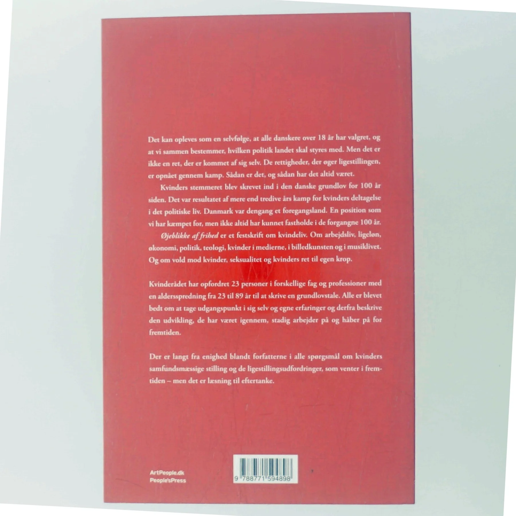 øjeblikke af frihed (Bog)