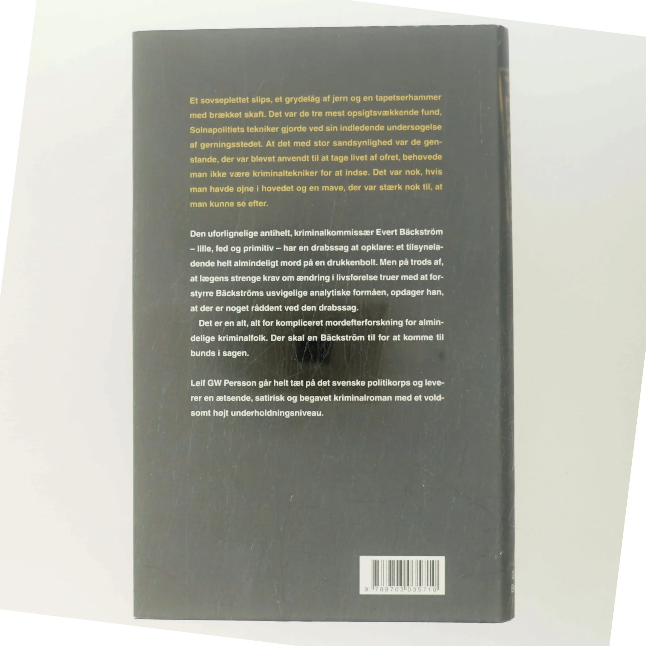 Den der dræber dragen : en roman om en forbrydelse af Leif G. W. Persson (Bog)