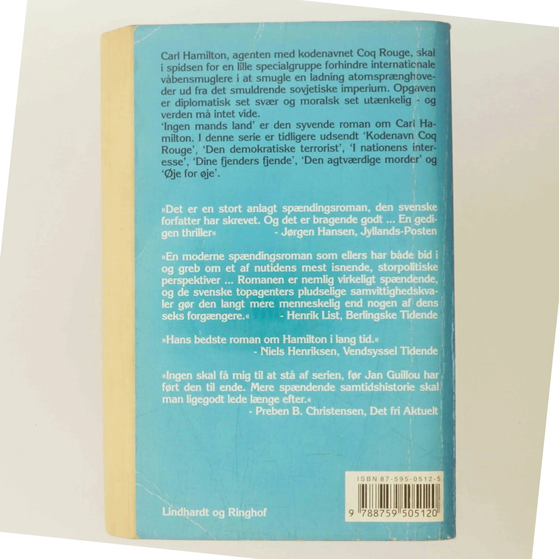 Ingen mands land af Jan Guillou (Bog)