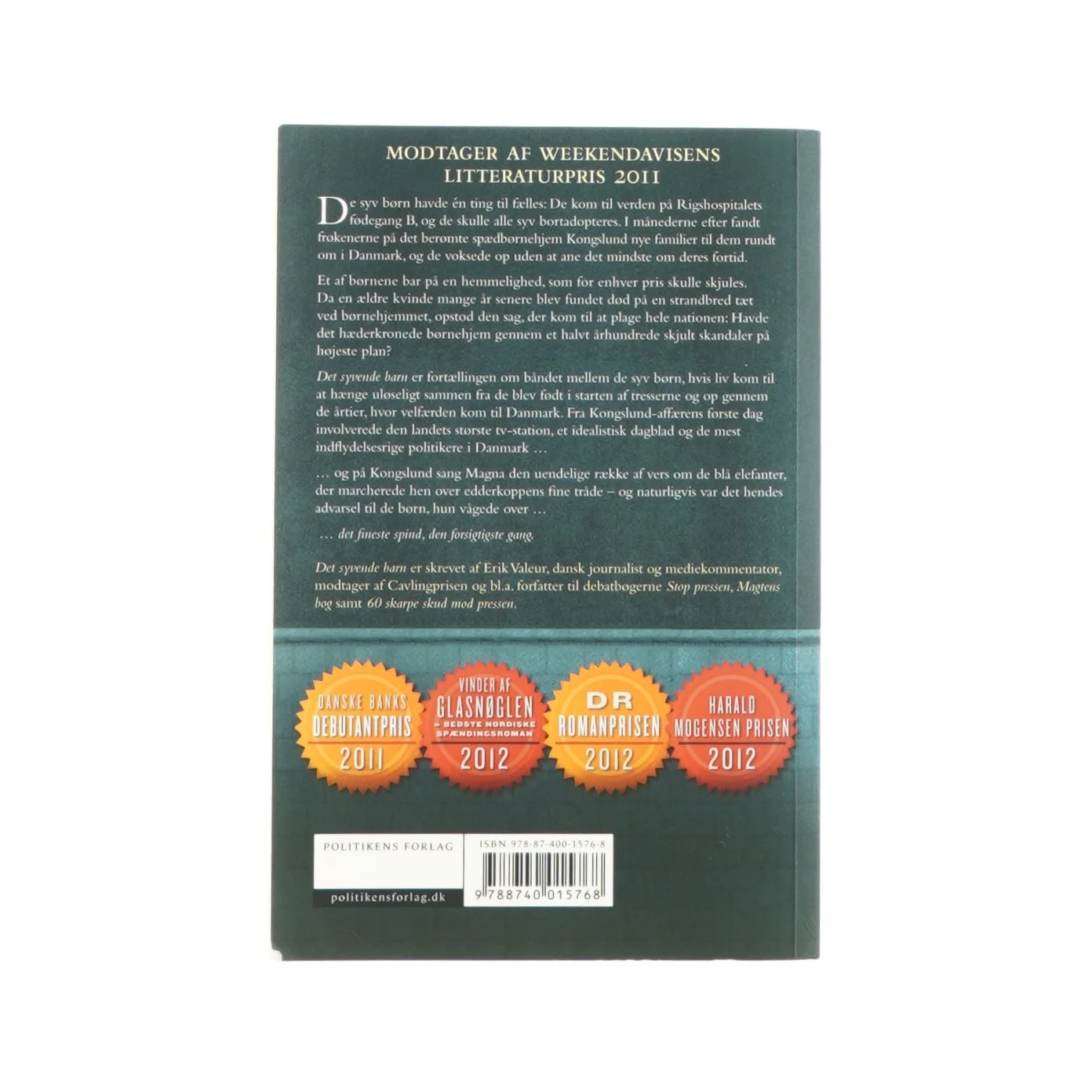 Det syvende barn af Erik Valeur (Bog)