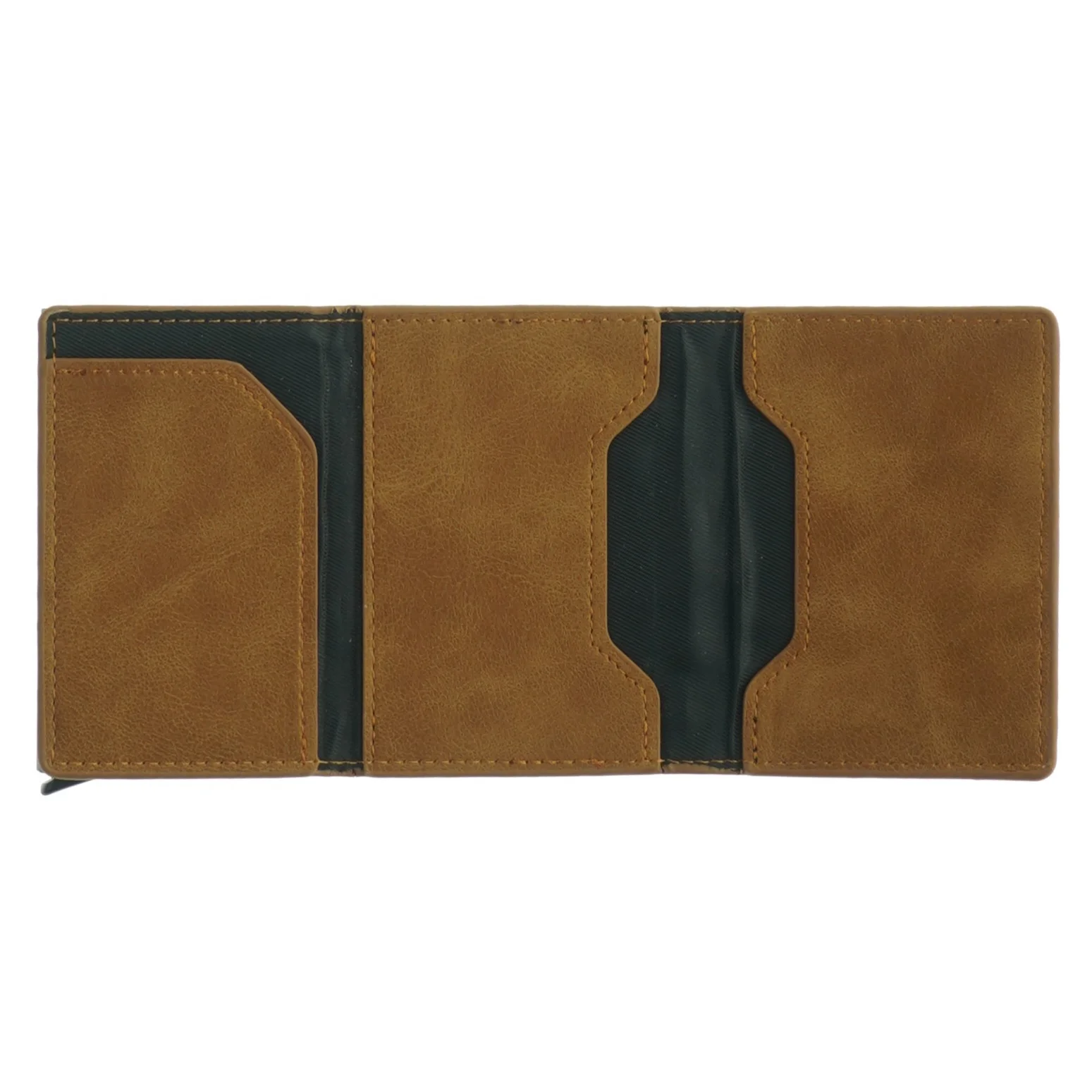 Læder tegnebog (str. 10 x 7 cm)