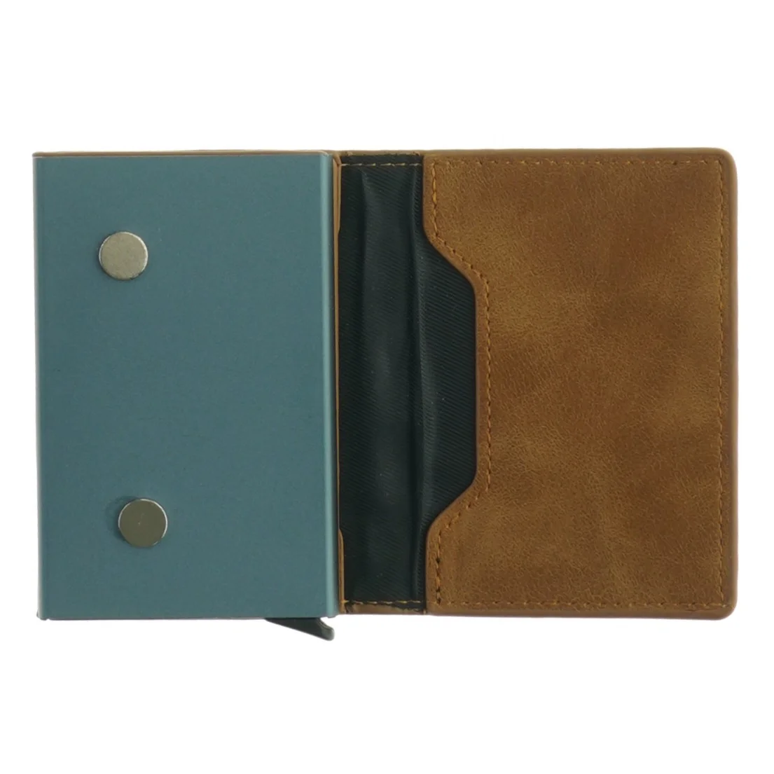 Læder tegnebog (str. 10 x 7 cm)