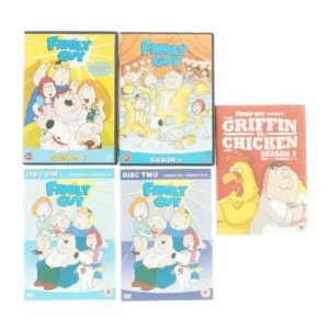 Forskellige sæsoner af Family Guy (5 stk)(DVD)