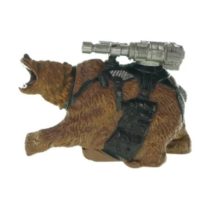 Legetøjs bjørn i plast (str. LBH 20x7x13 cm)