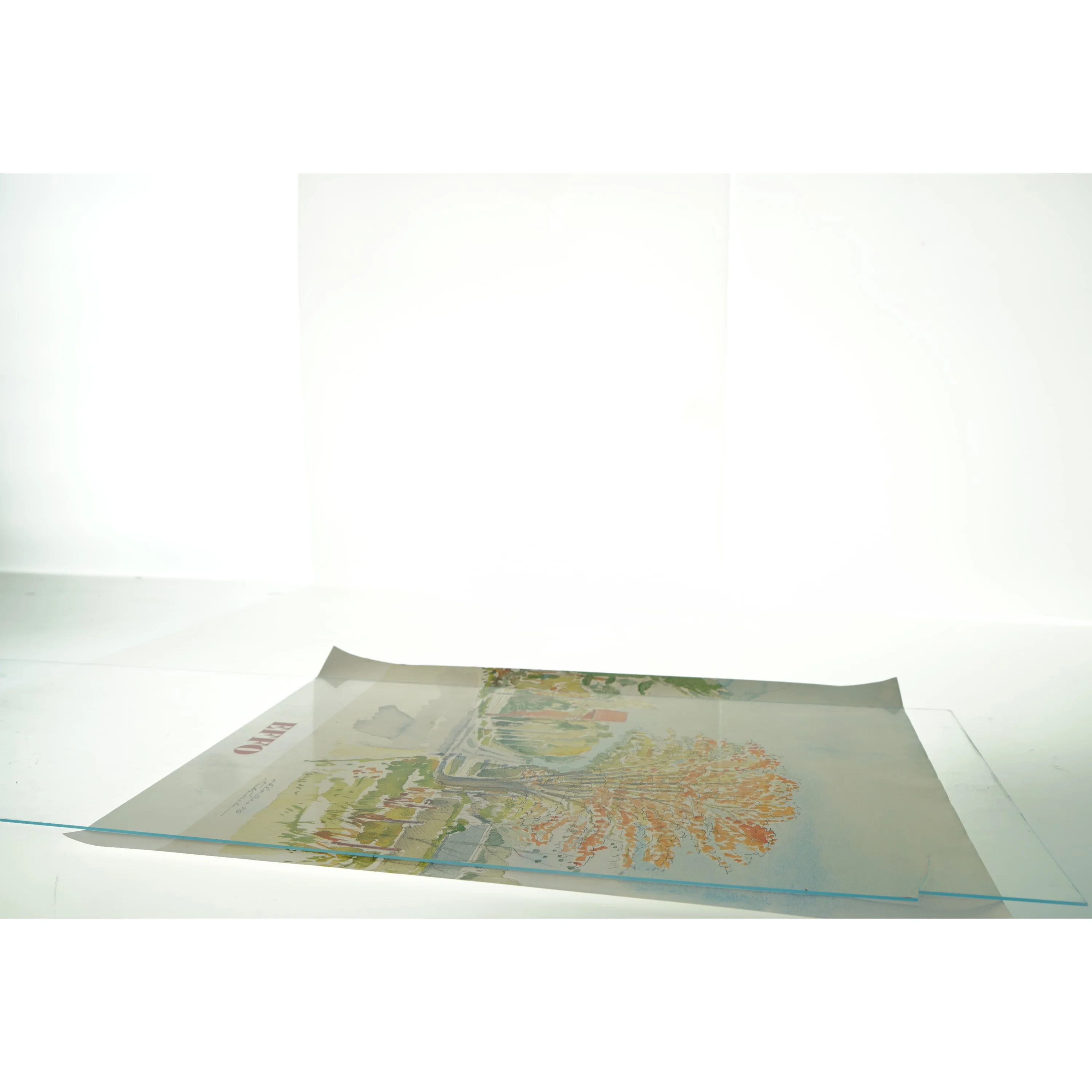 Maleri af landskab (str. 54x41 cm)