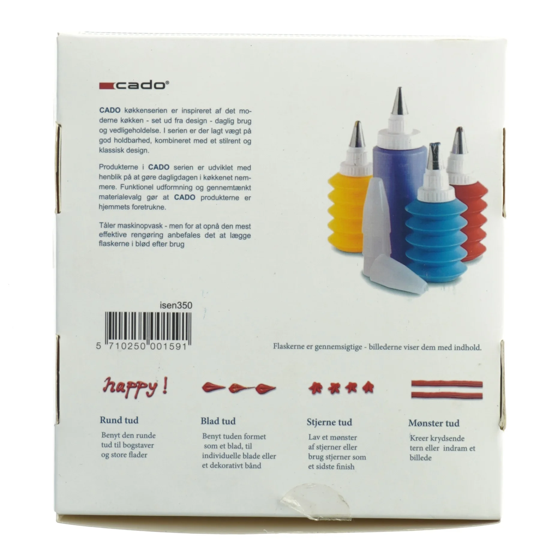 Kage og muffin dekorationssæt fra cado