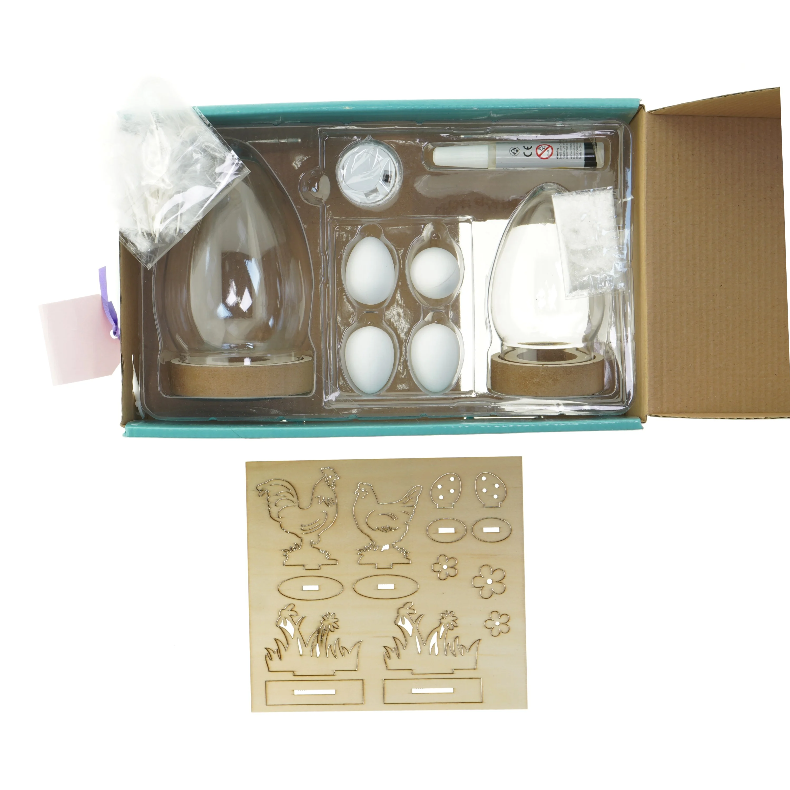 Påskedekorationssæt (str. 30x18 cm)