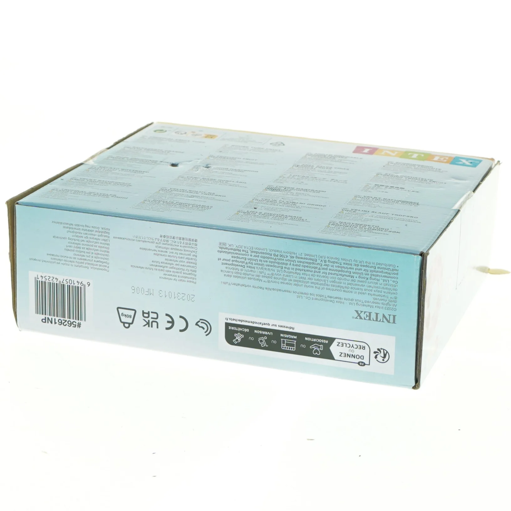 Badering med jordbær fra Intex (str. 9 plus år)