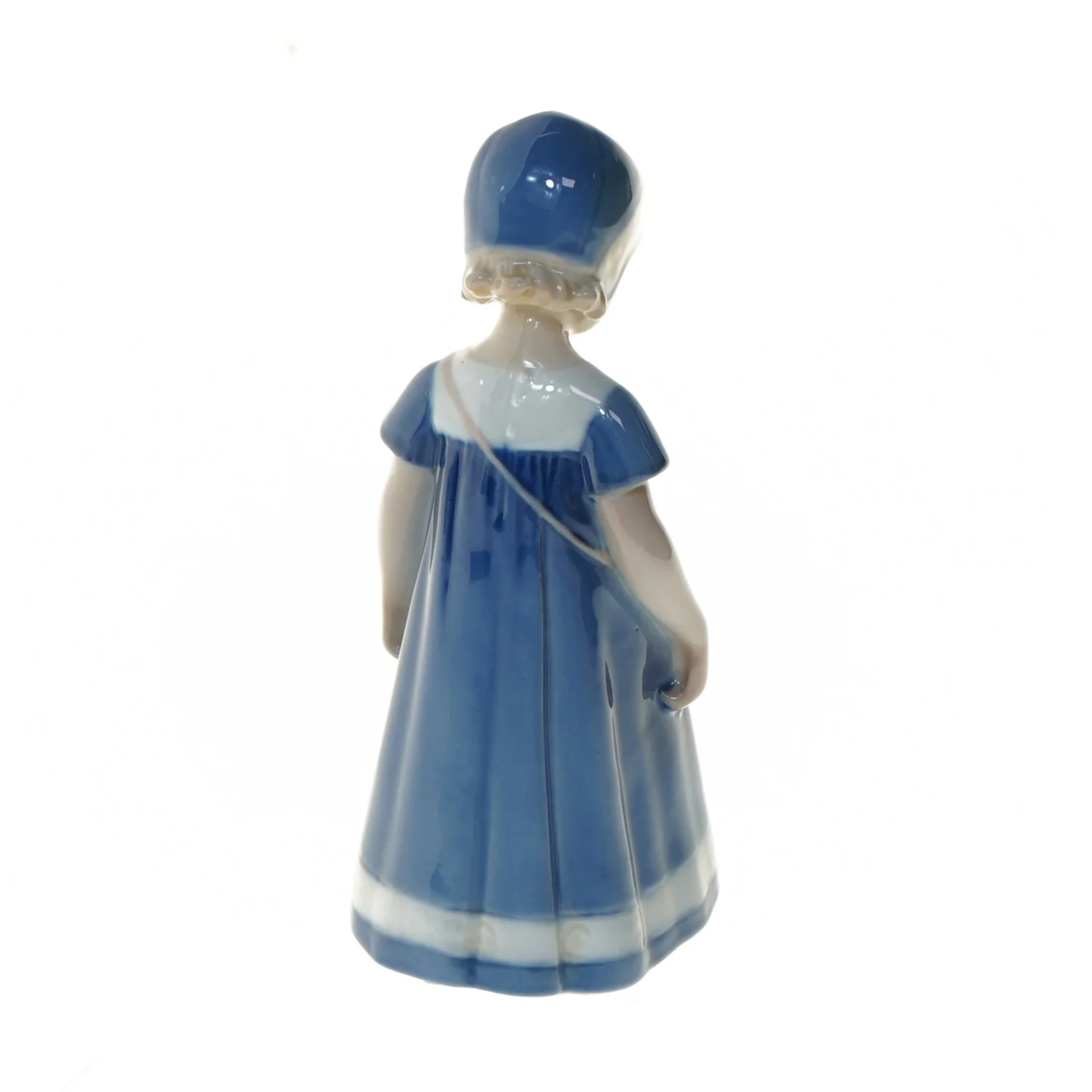 Porcelænsfigur af pige fra B&G (str. 17 cm)