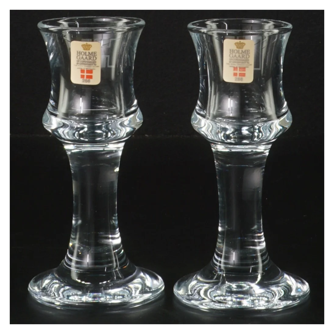 Snapseglas fra Holmegaard - 12 cm