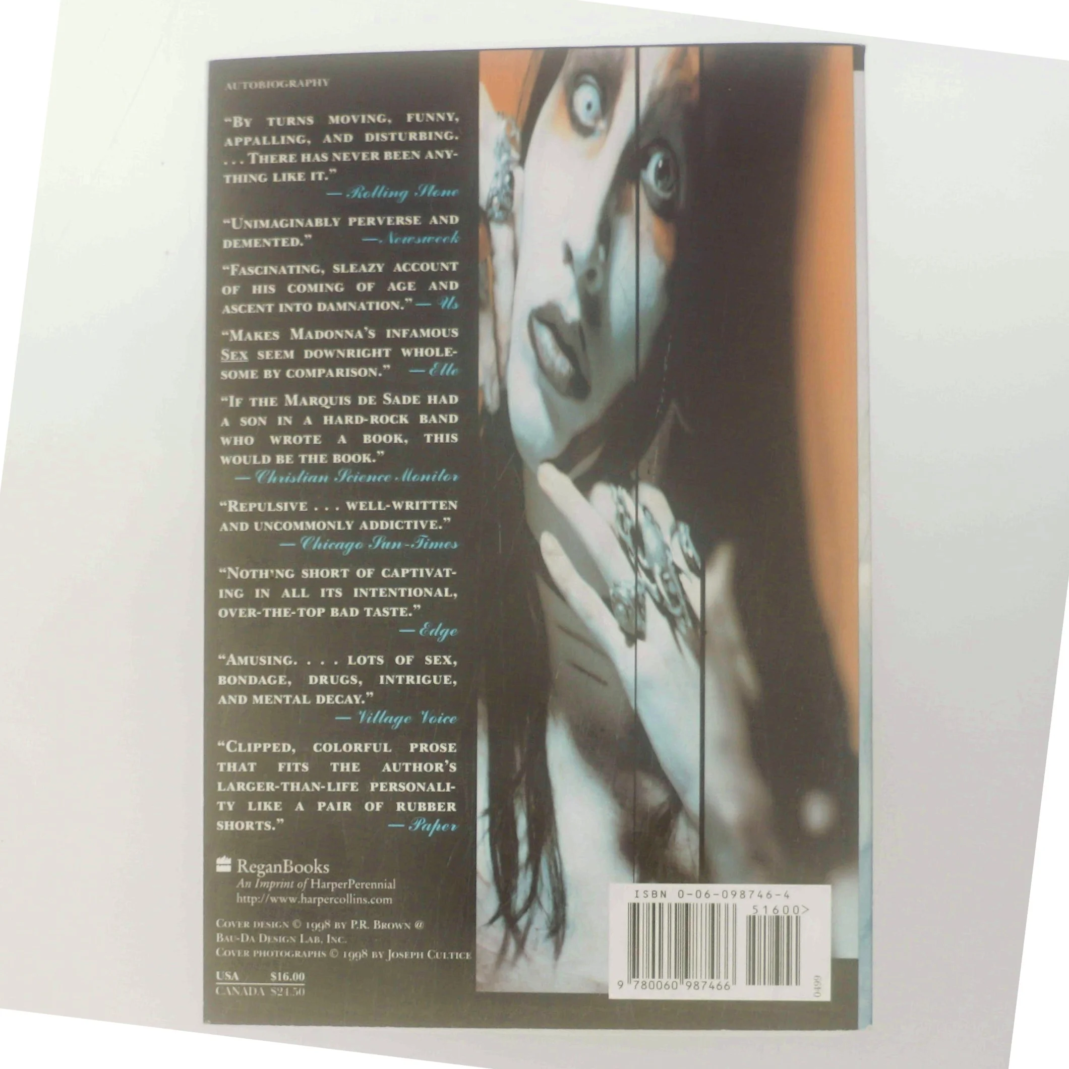 Marilyn Manson : the long hard road out of hell af Marilyn Manson (Bog)