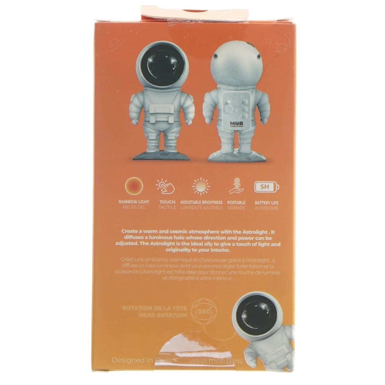 Natlampe - Astrolight solnedgang projektor 12 cm