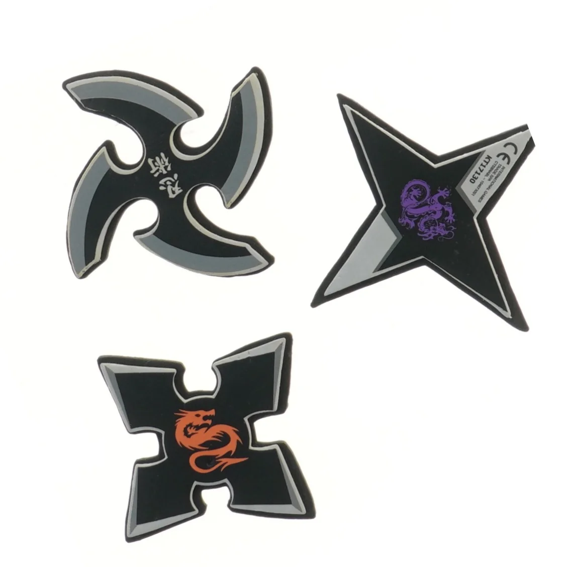 Sæt af kastestjerner (str. 13 cm)