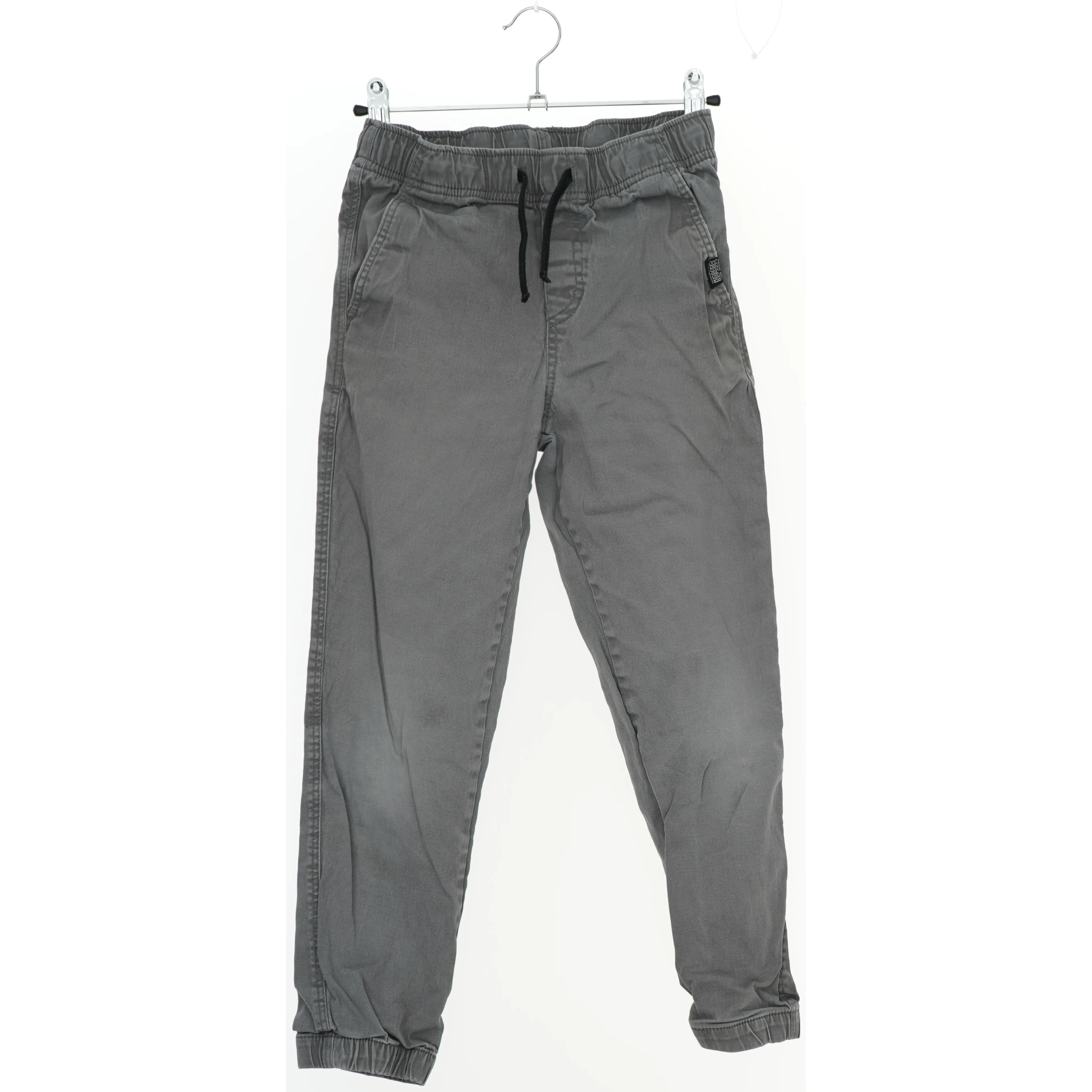 Grå bukser med elastisk talje fra H&M - str. 140