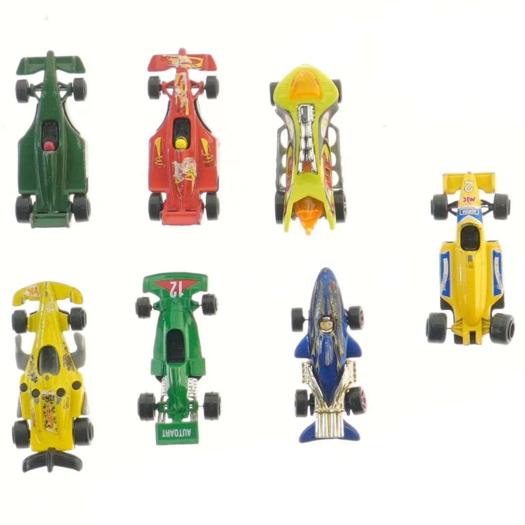 Racerbiler - 7 stk