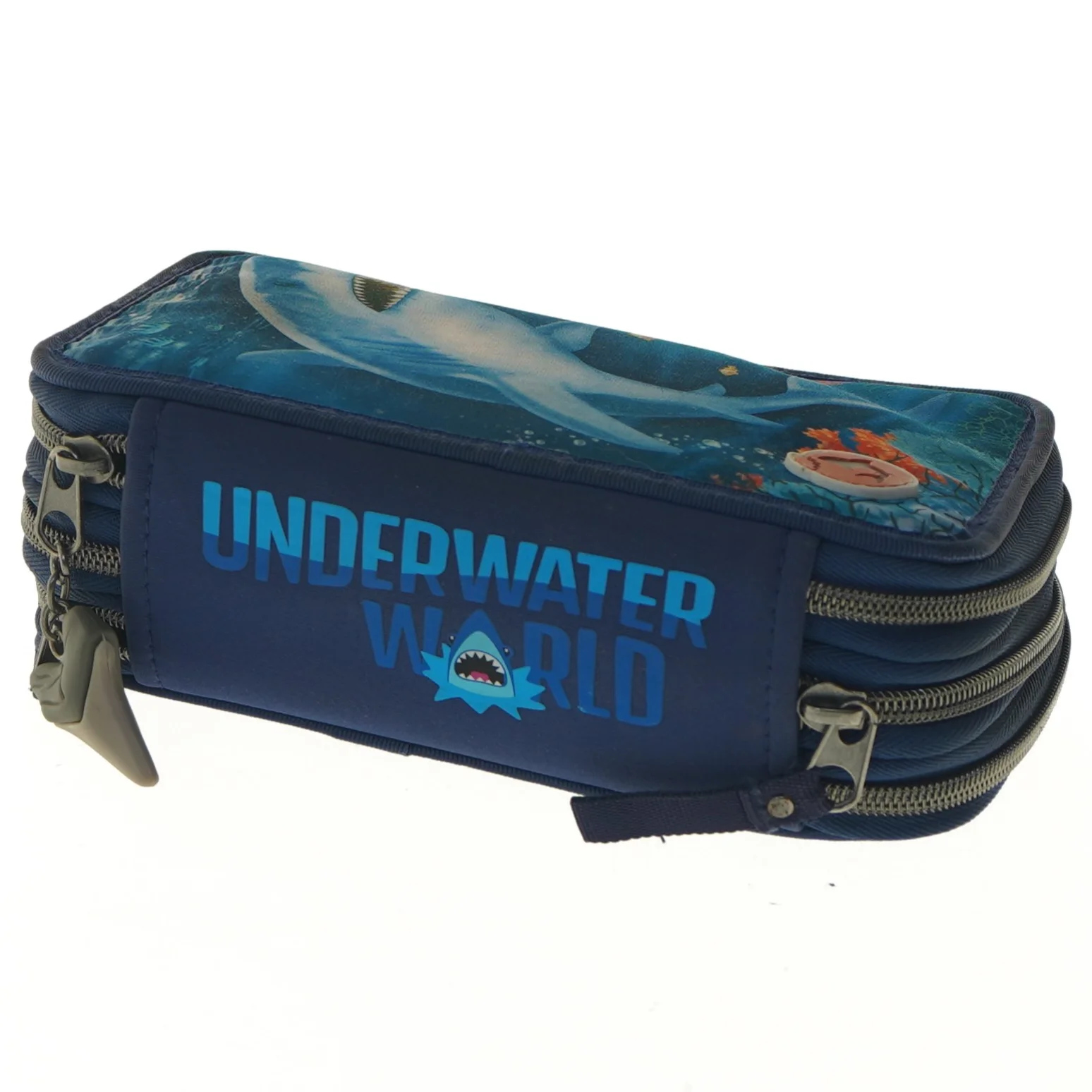 3-rums Penalhus med hajmotiv og LED