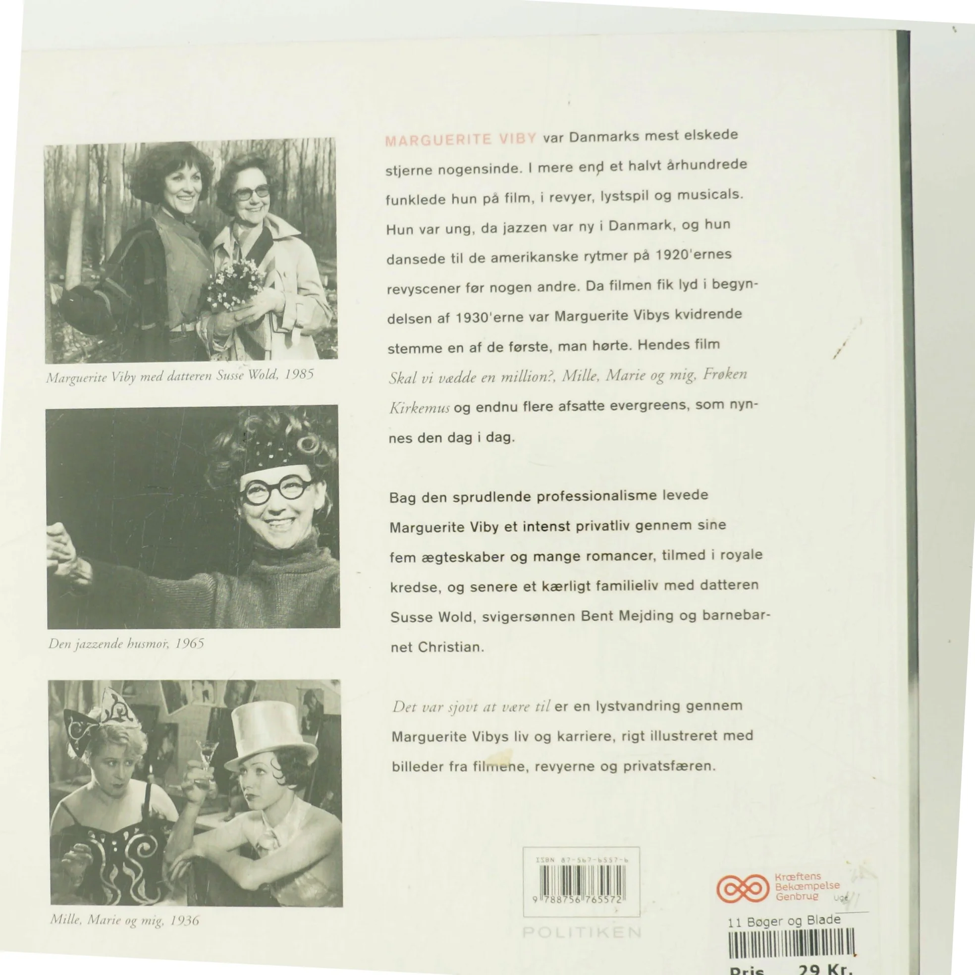 Marguerite Viby - Det var sjovt at være til af Ebbe Mørk (Bog)