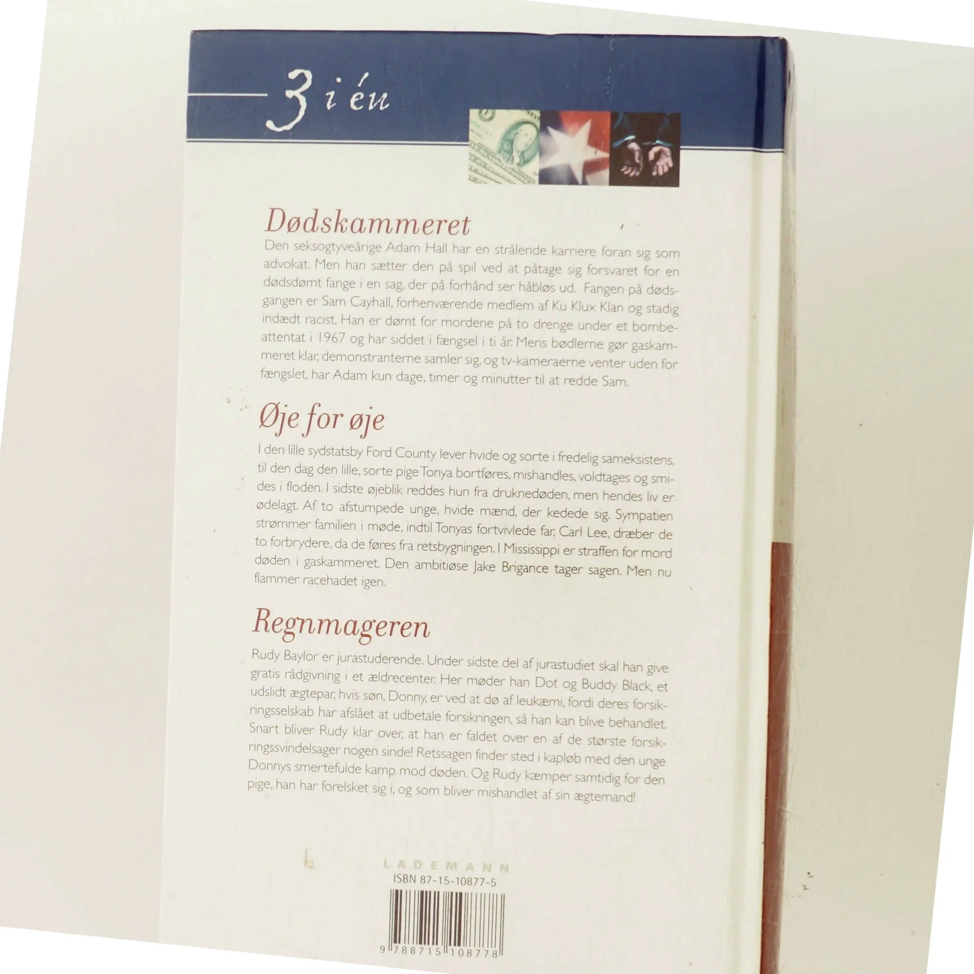 Dødskammeret : Øje for øje : Regnmageren af John Grisham (Bog)