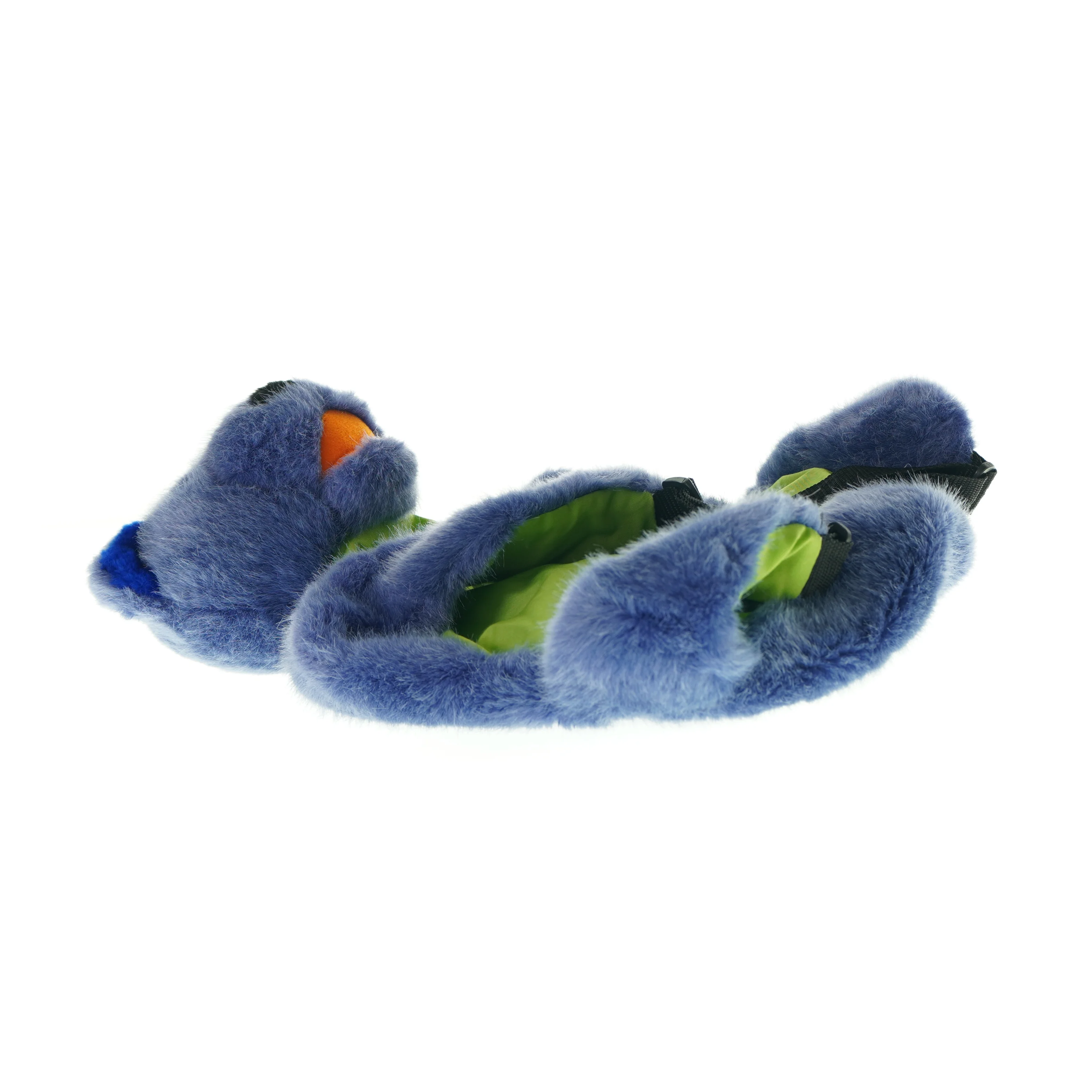 Bamse taske med lynlås i ryggen