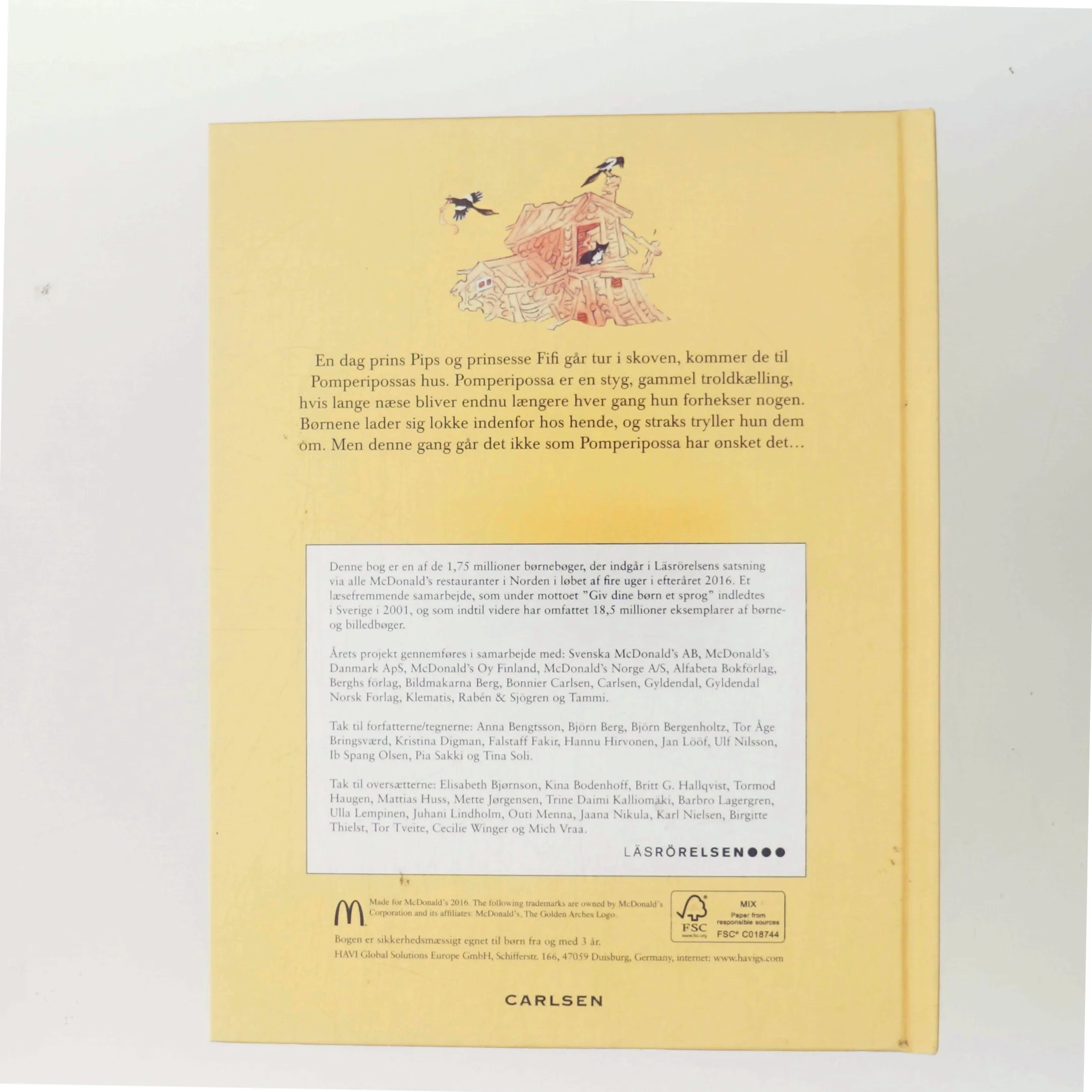 Eventyret om Pomperipossa med den lange næse af Falstaff, fakir (Bog)