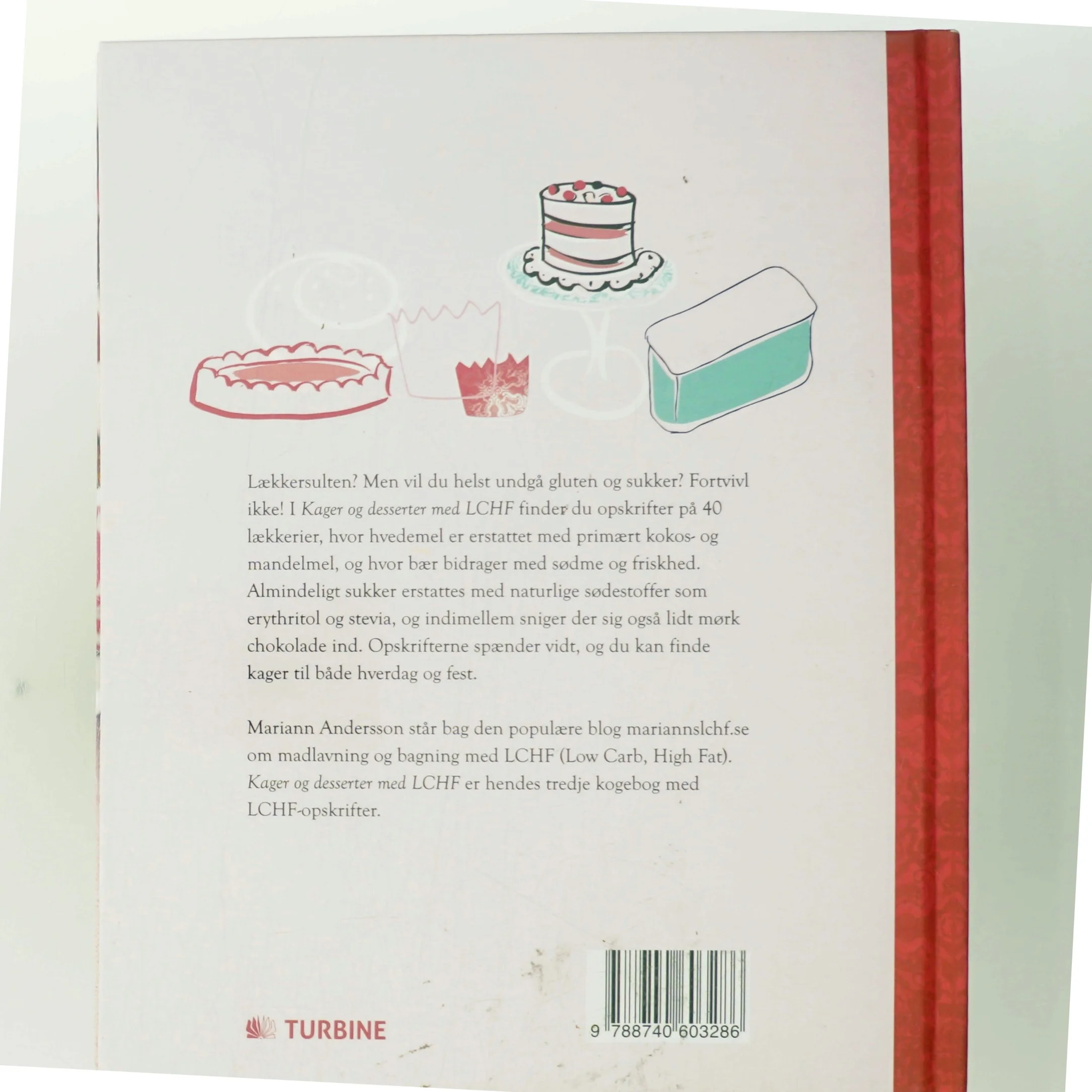 Kager og desserter med LCHF af Mariann Andersson (Bog)