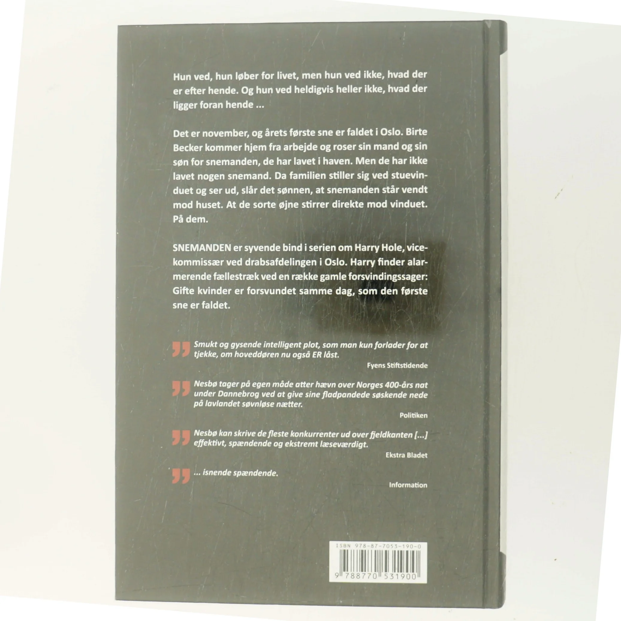 Snemanden af Jo Nesbø (Bog)