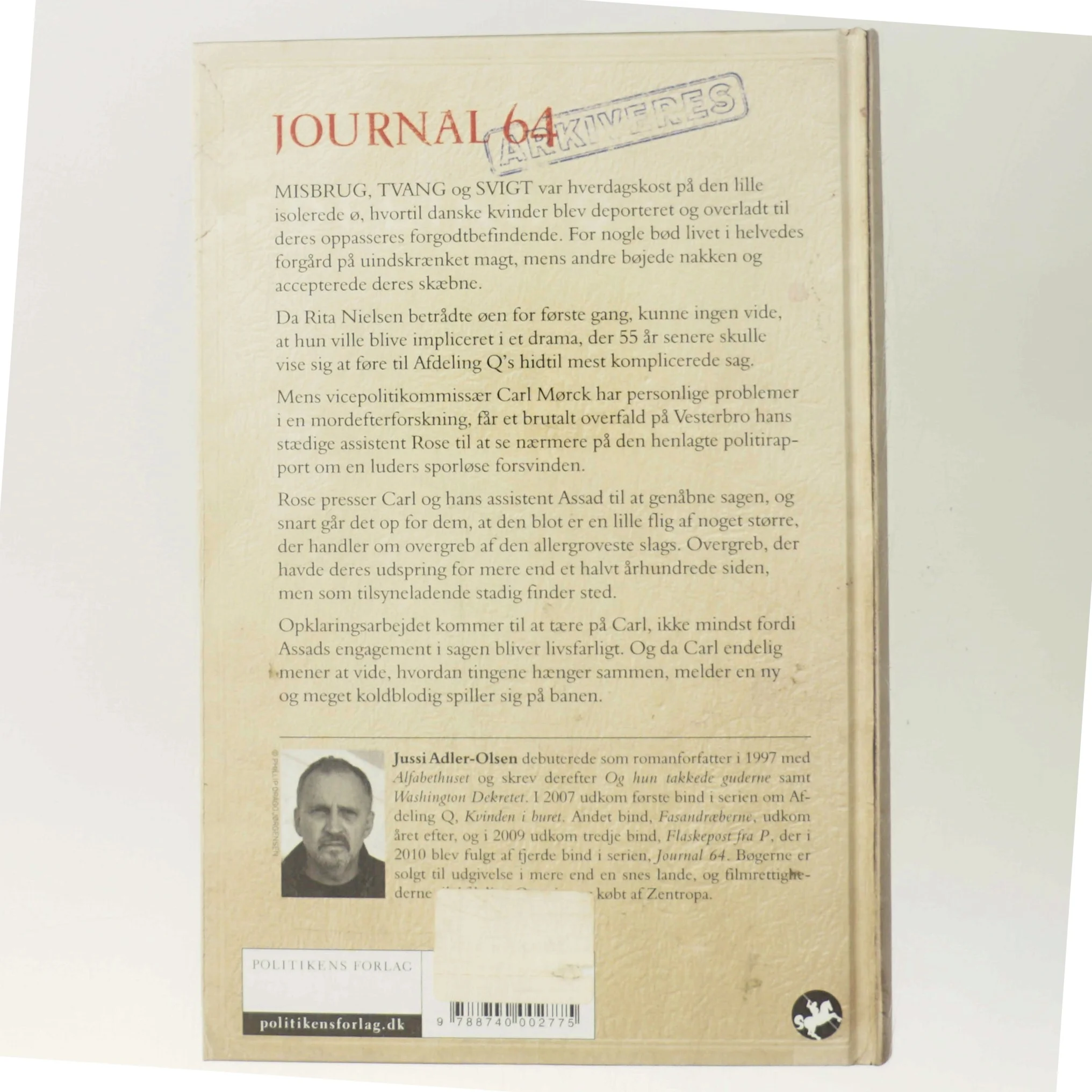 Journal 64 : krimithriller af Jussi Adler-Olsen (Bog)