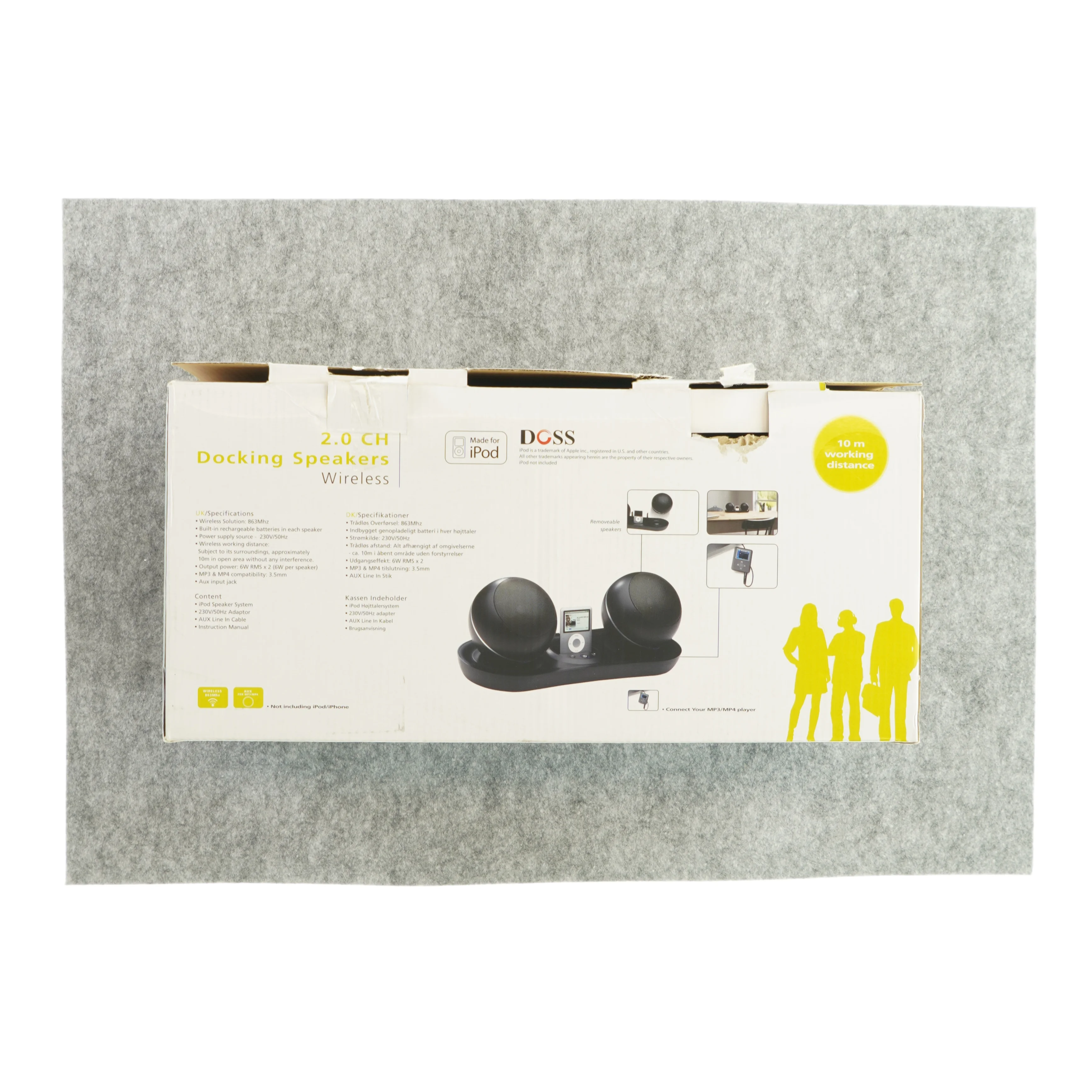 Højtalerer - Docking speakers (trådløs) 