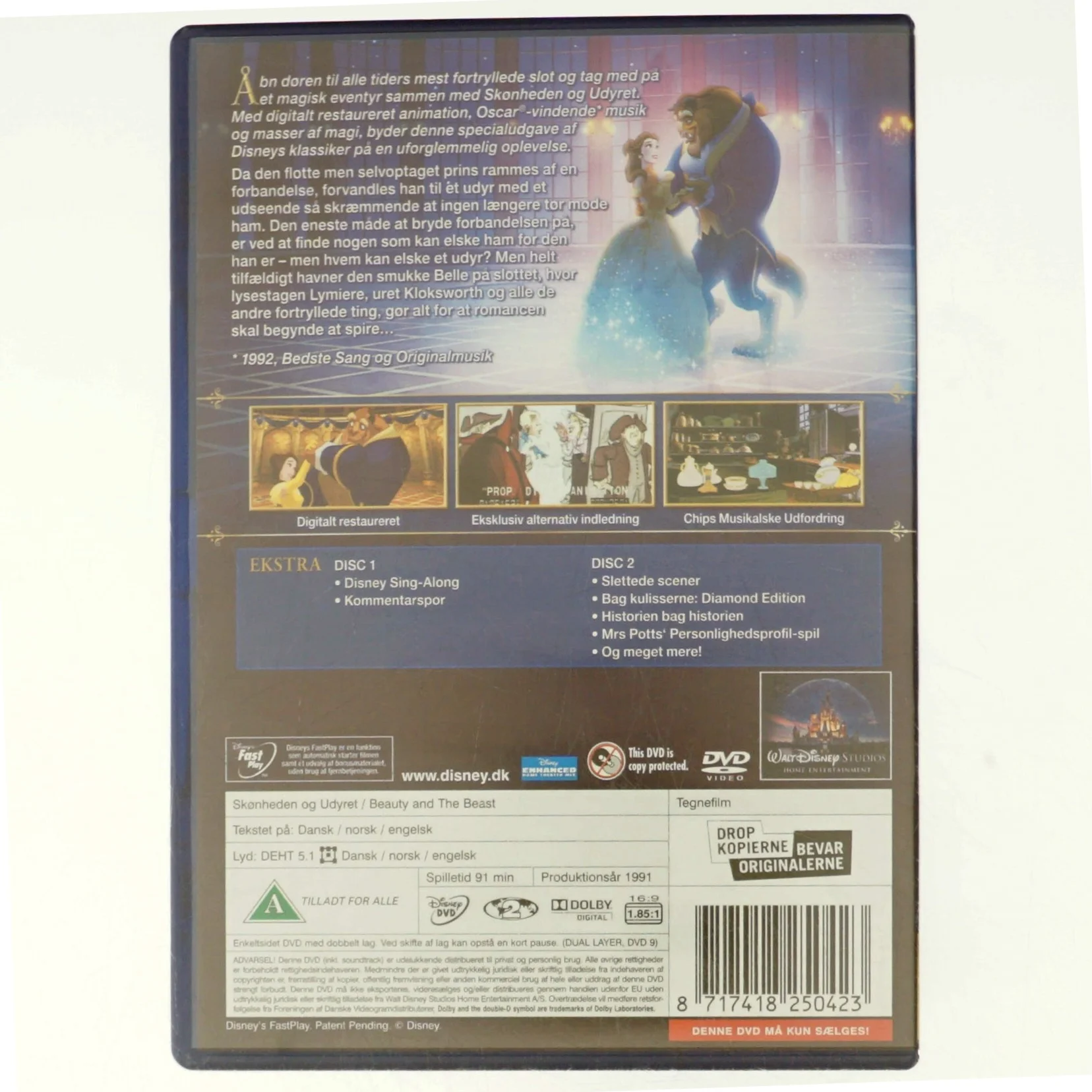 Skønheden og Uhyret fra Walt Disney