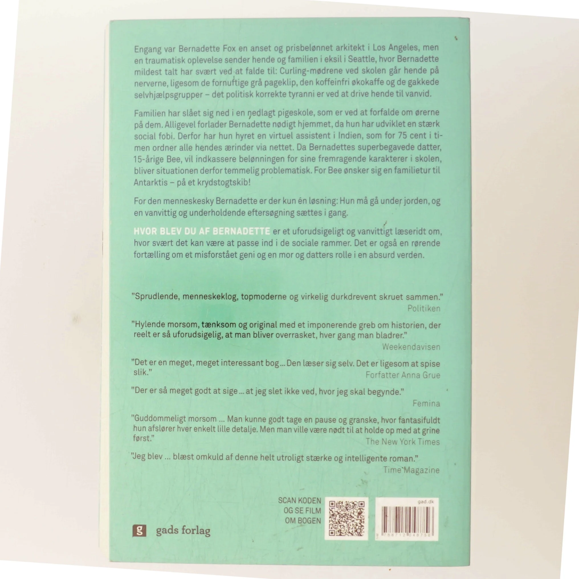 Hvor blev du af Bernadette af Maria Semple (f. 1964) (Bog)