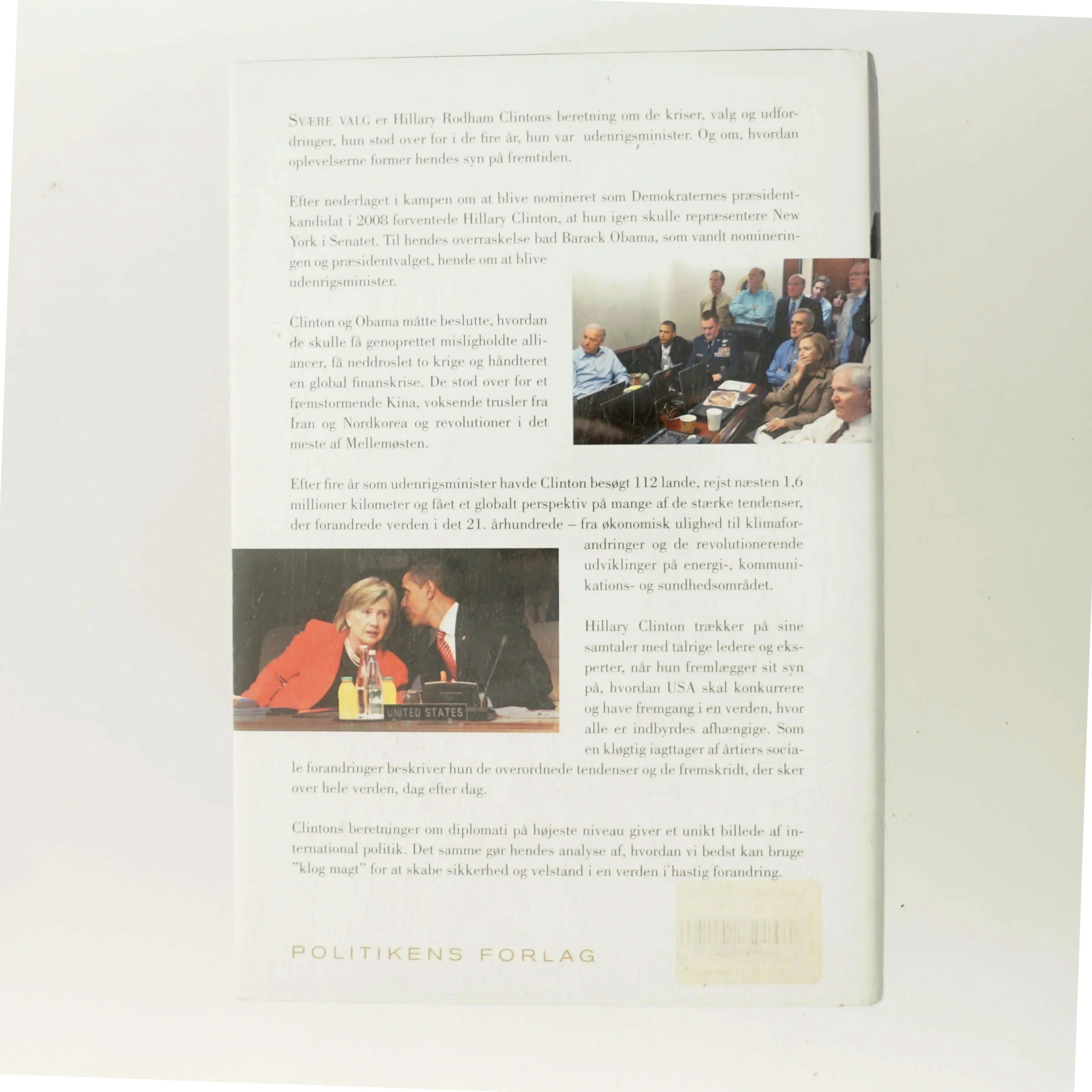 Svære Valg af Hillary Rodham Clinton (Bog)