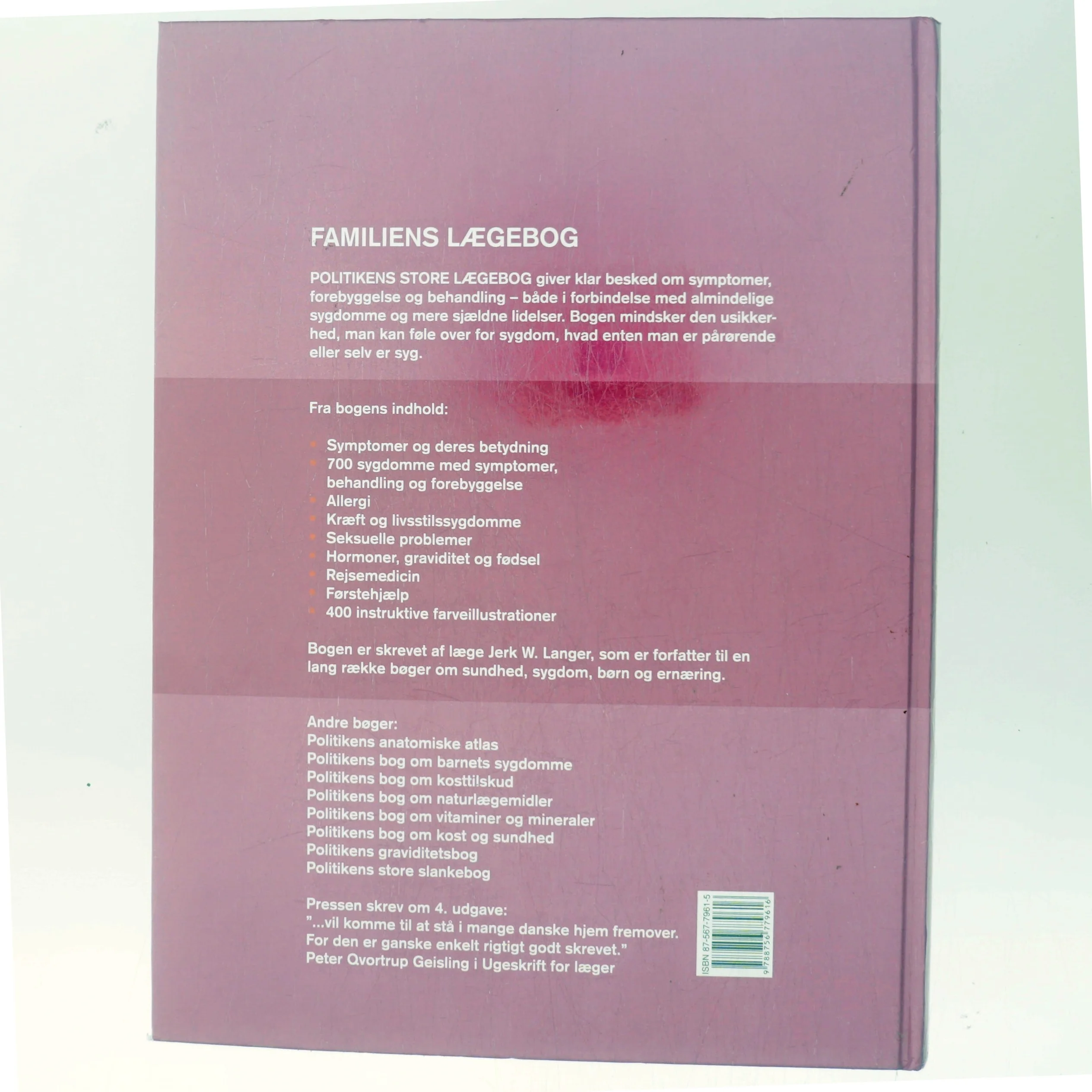 Politikens store lægebog af Jerk W. Langer (Bog)