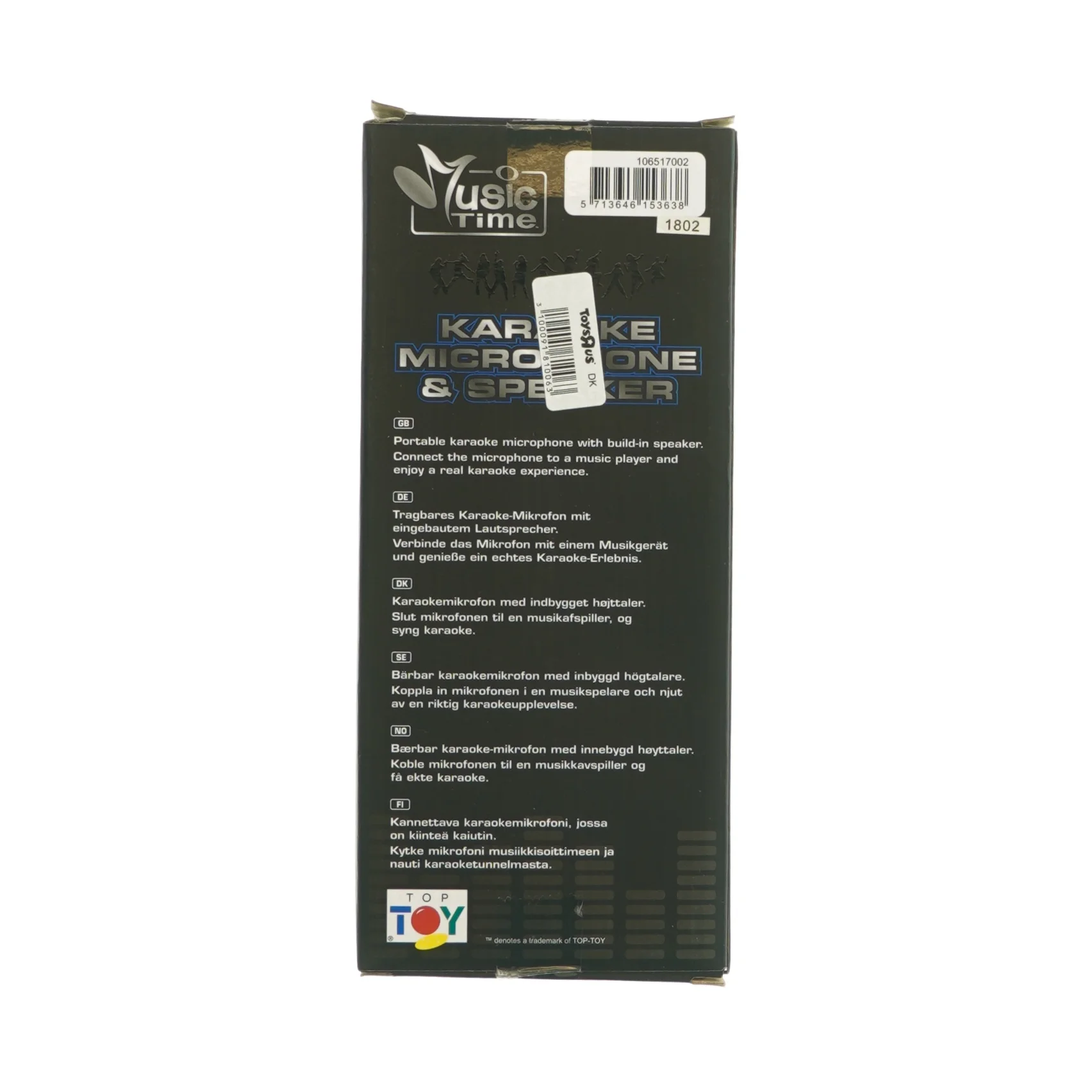 Karaoke mikrofon fra Music time 