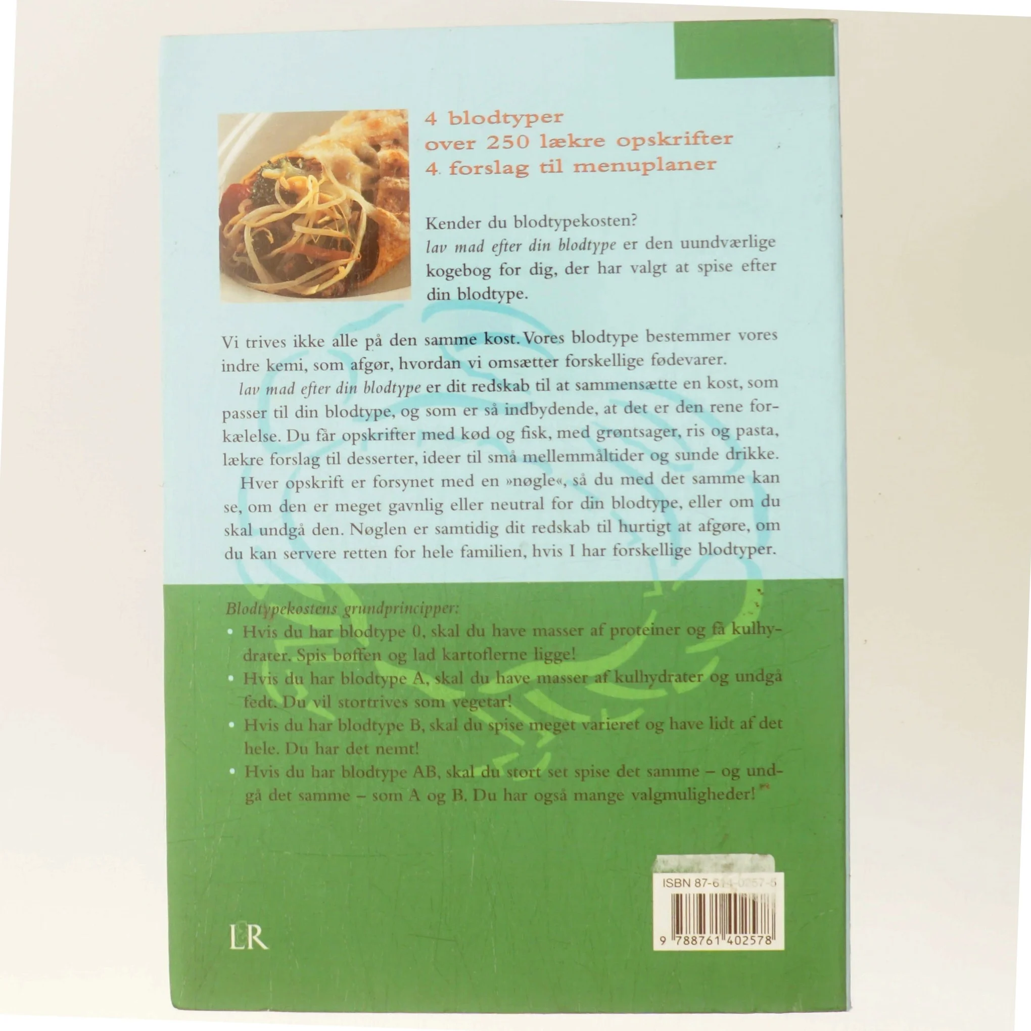 Lav mad efter din blodtype : kogebogen (Bog)