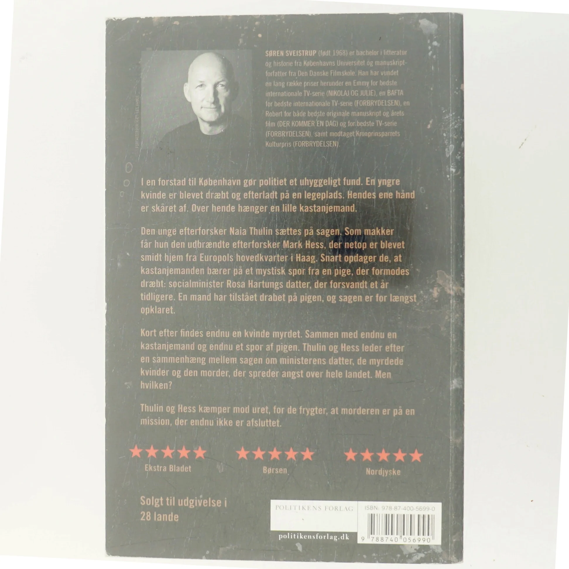 Kastanjemanden : krimi af Søren Sveistrup (Bog)