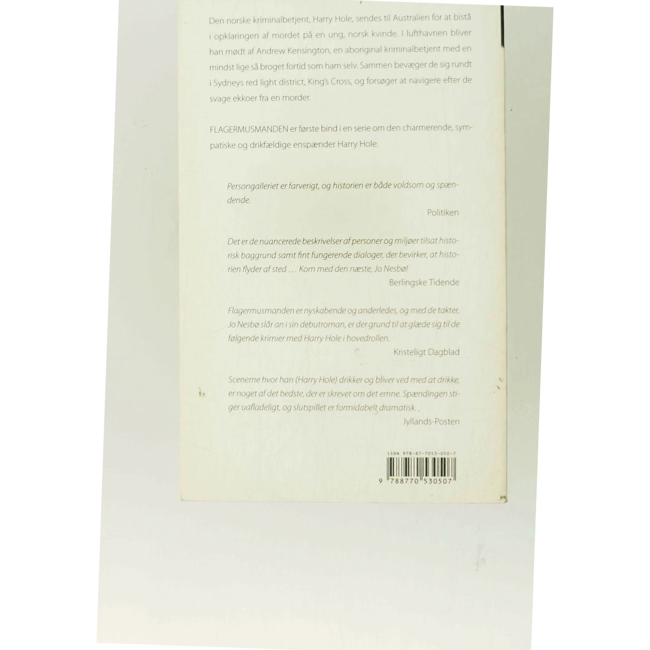 Flagermusmanden af Jo Nesbø (Bog)