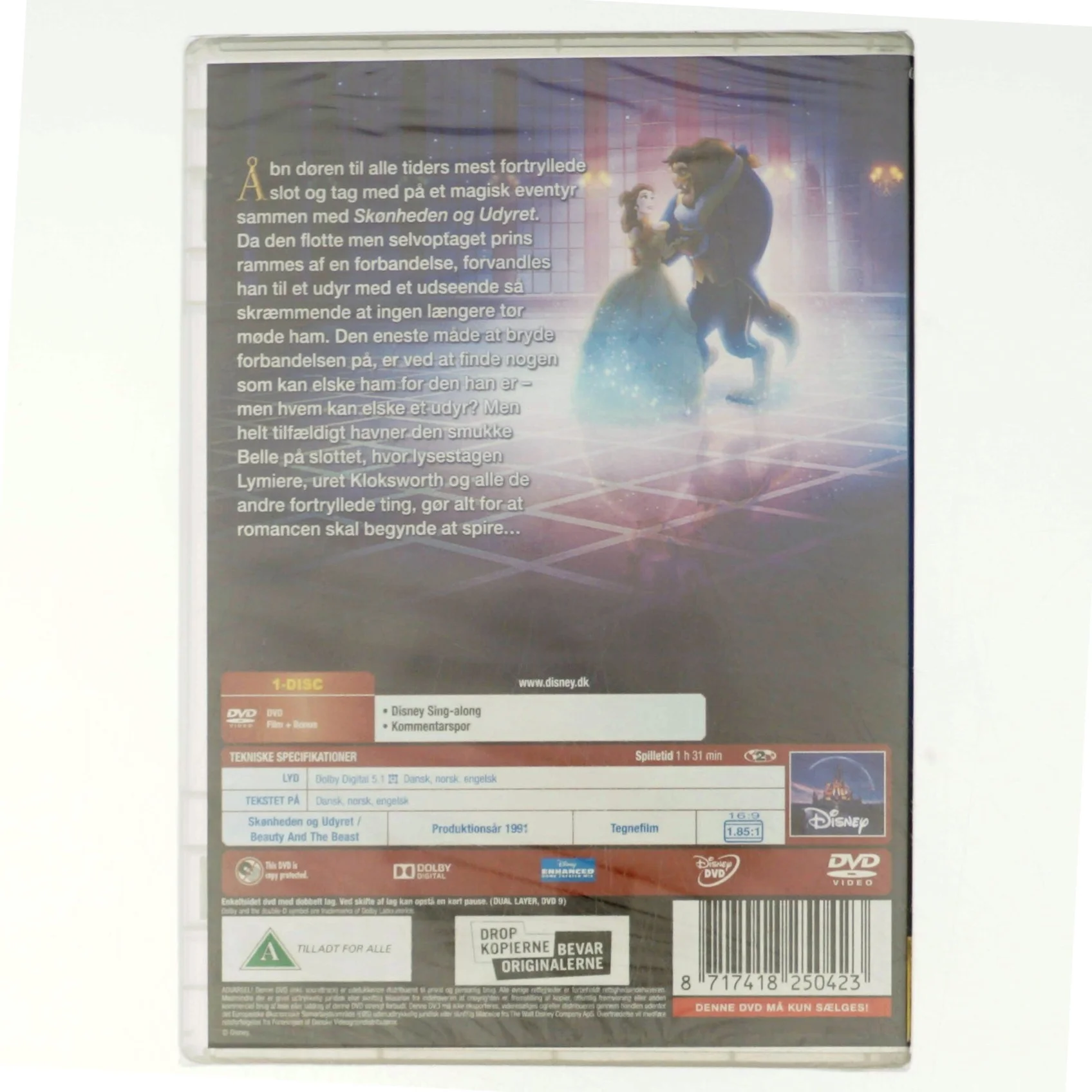 Skønheden og Udyret fra Walt Disney