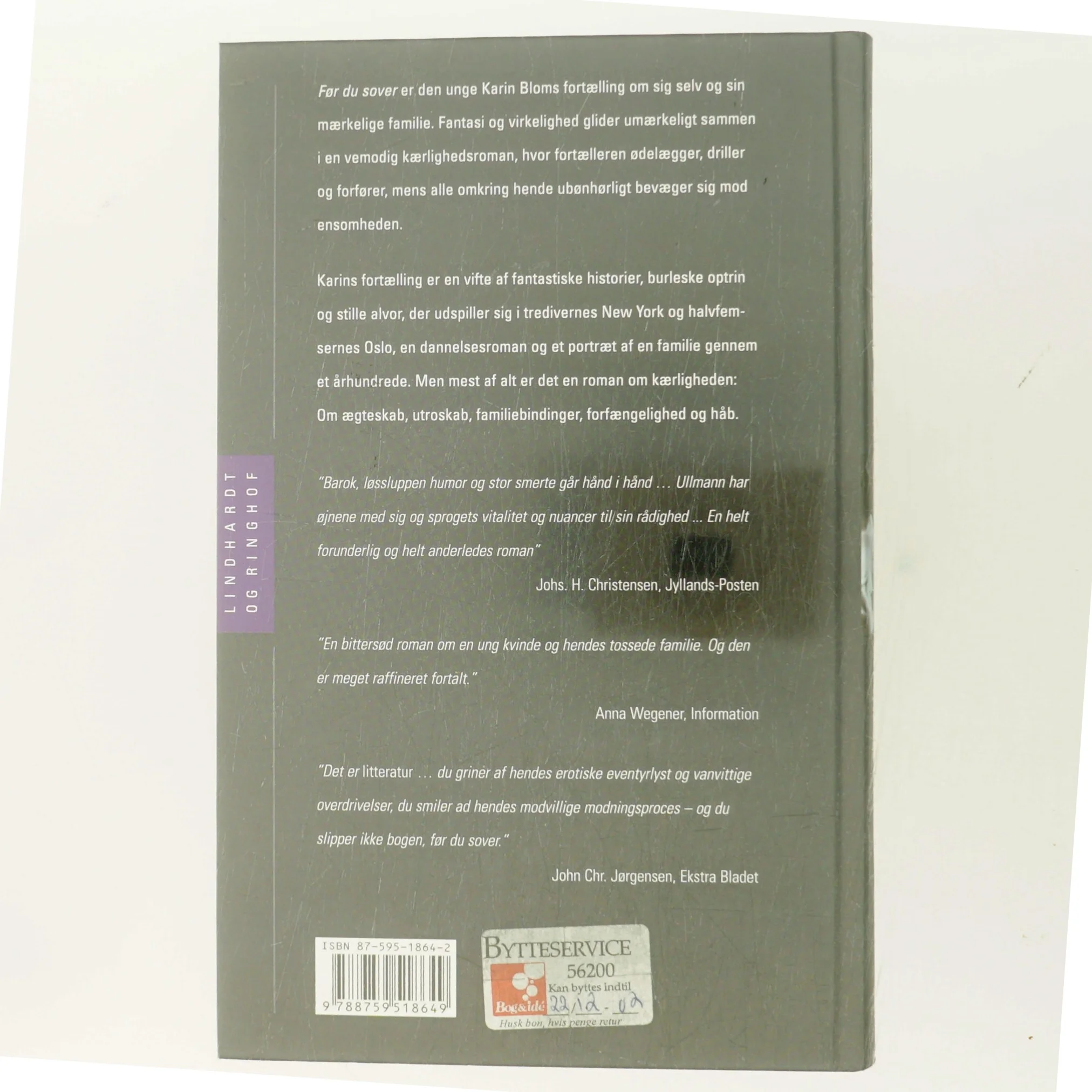 Før du sover af Linn Ullmann (Bog)